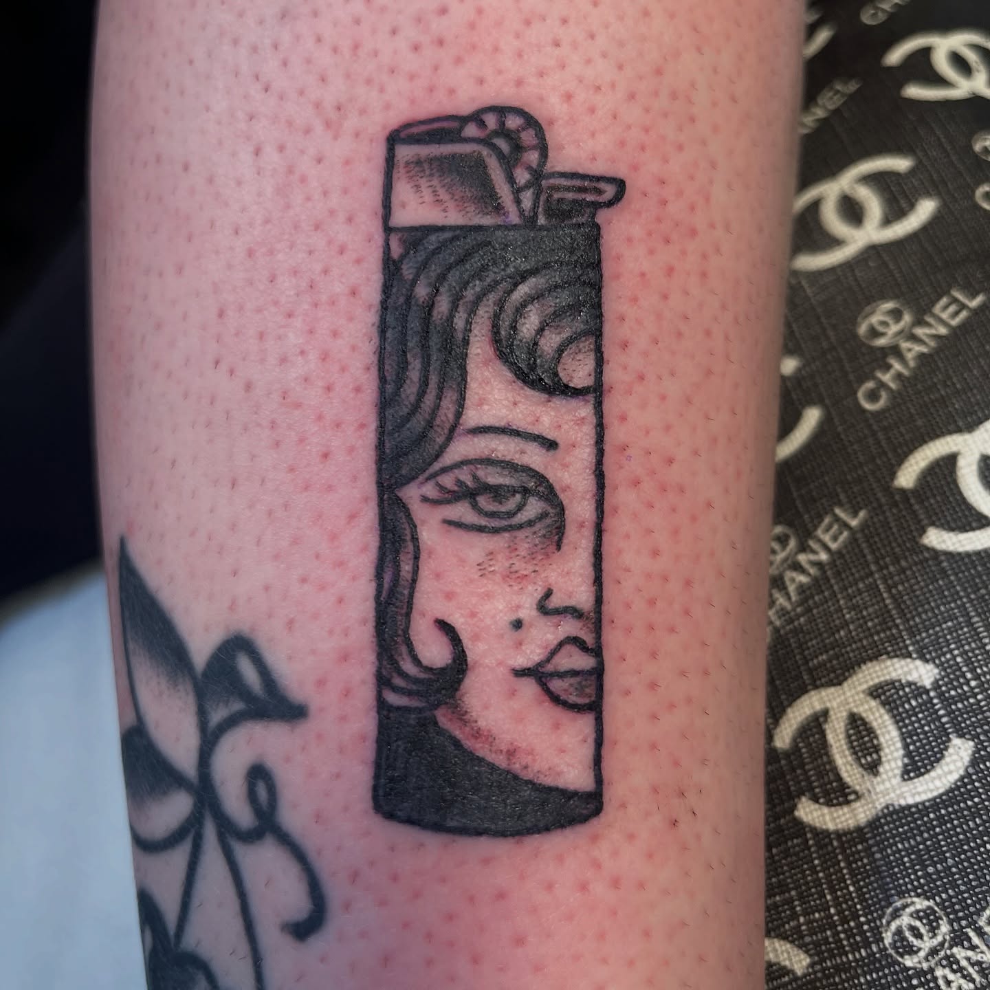 Tattoo by @corylarge — black_and_grey