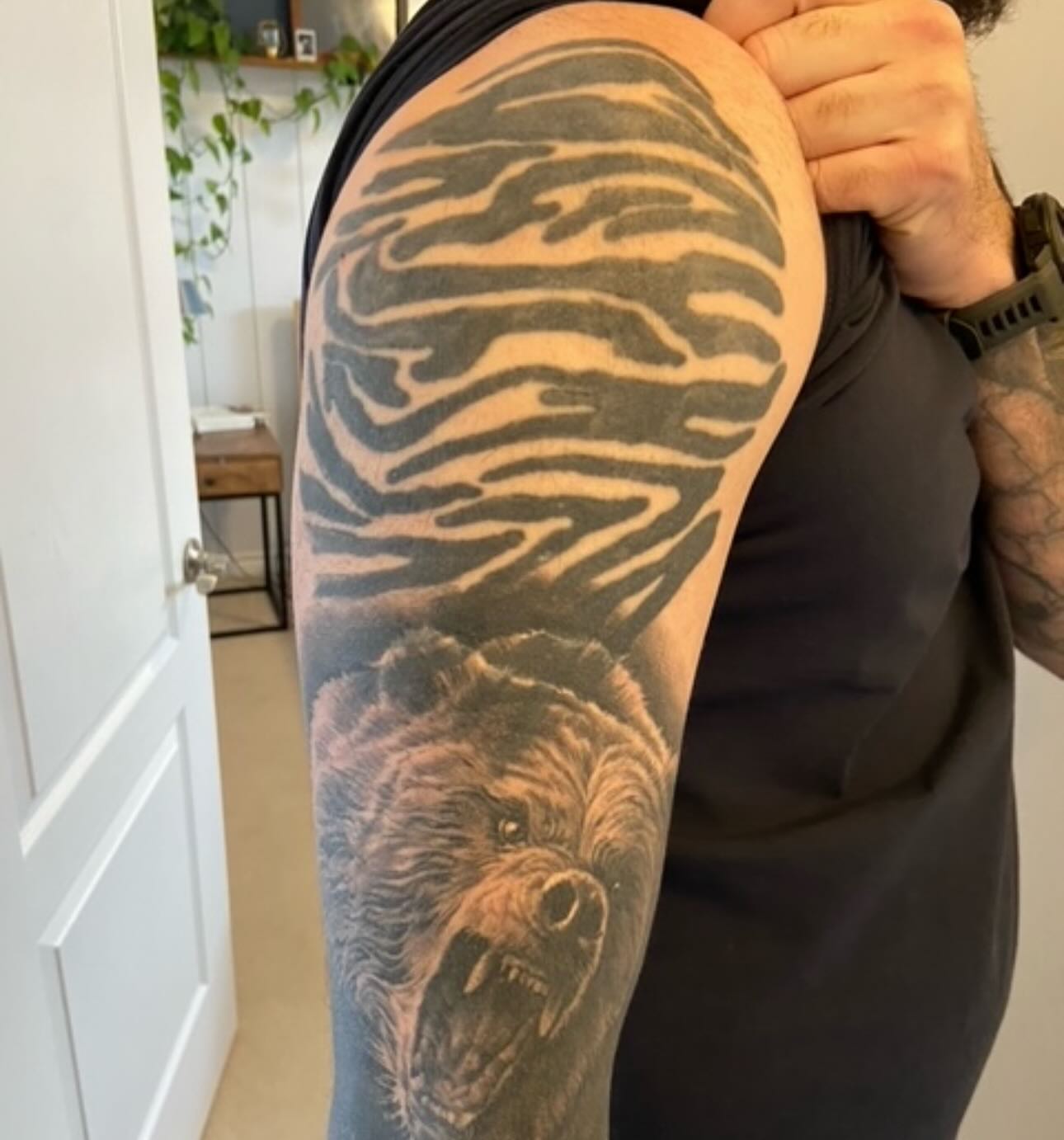Tattoo by @tazhotzon — realism, dark_realism