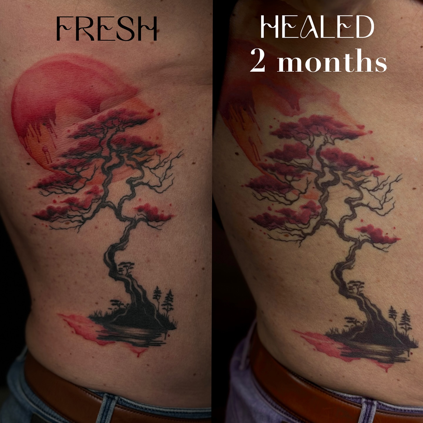 Tattoo by @livingsticker β dotwork, watercolor