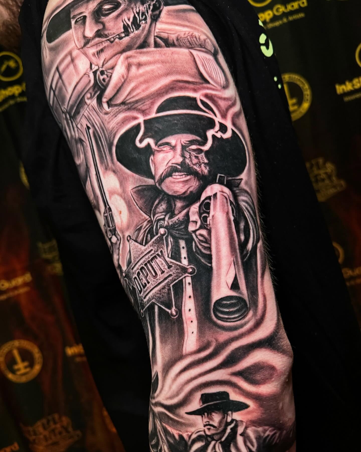 Tattoo by @shawnskaletattoos — black_and_grey, realism