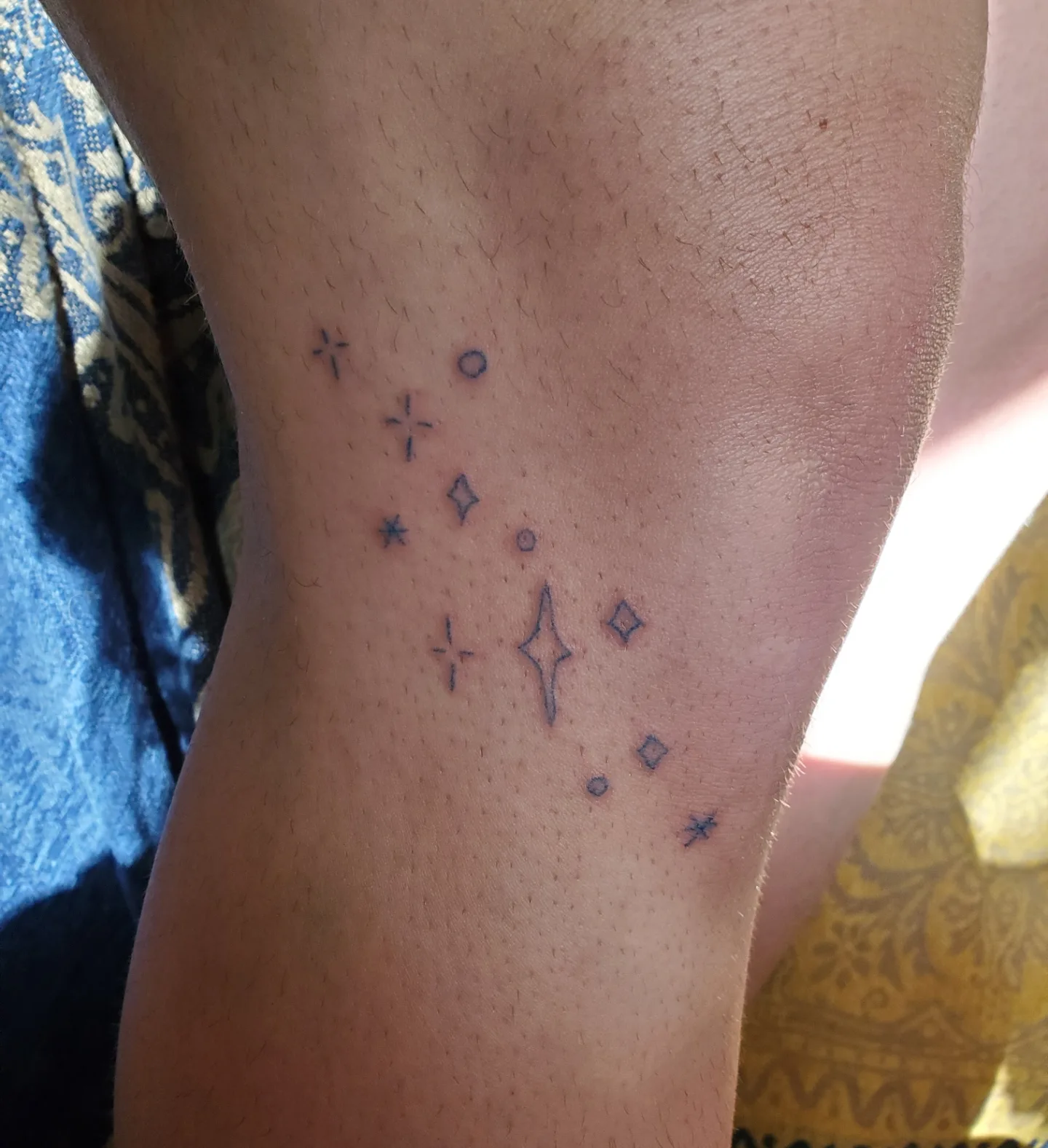 Tattoo by @sticky.geranium.tattoos — dotwork