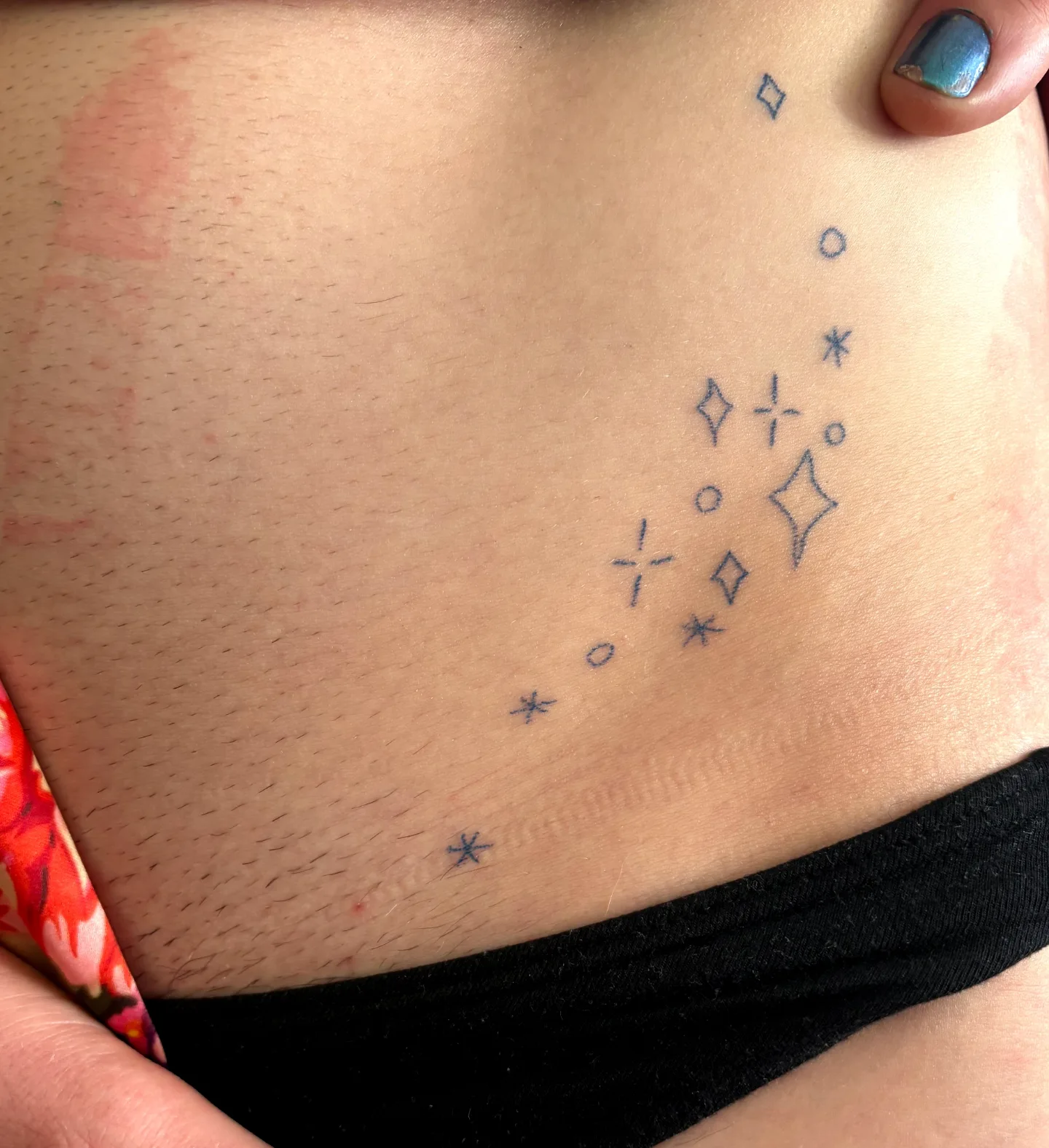 Tattoo by @sticky.geranium.tattoos — geometric