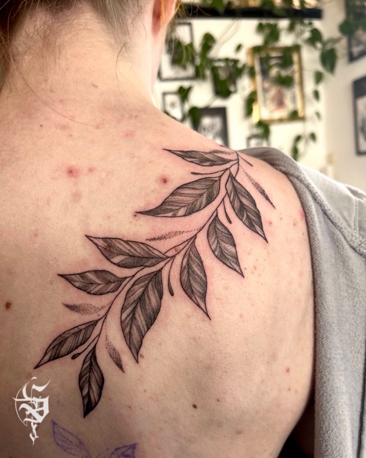 Tattoo by @foxhead_tattoo — black_and_grey
