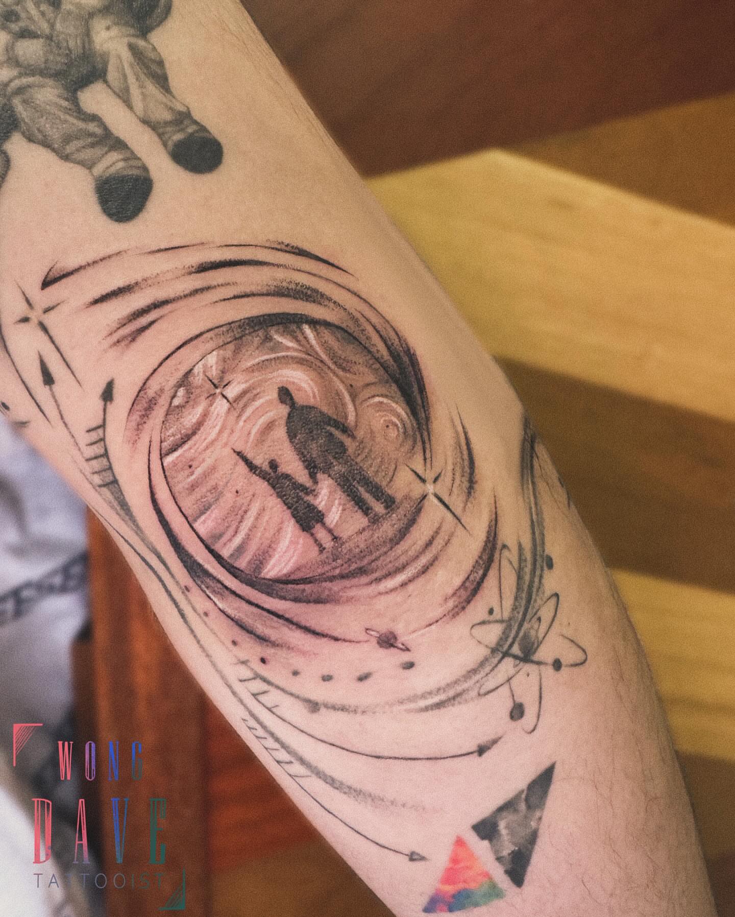 Tattoo by @dw_tattooer — dotwork, realism