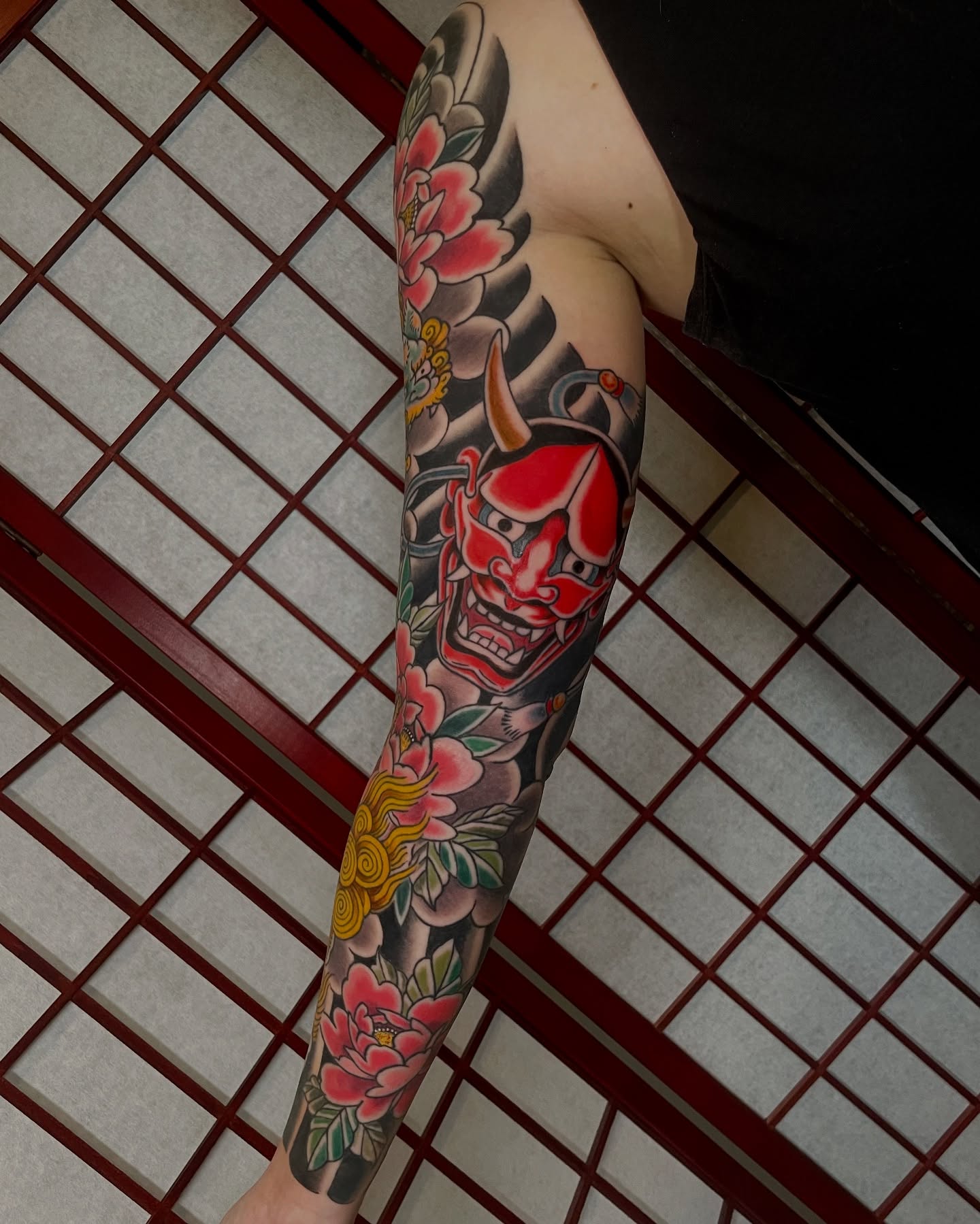 Tattoo by @jordaneppersonart — american_traditional, japanese_irezumi