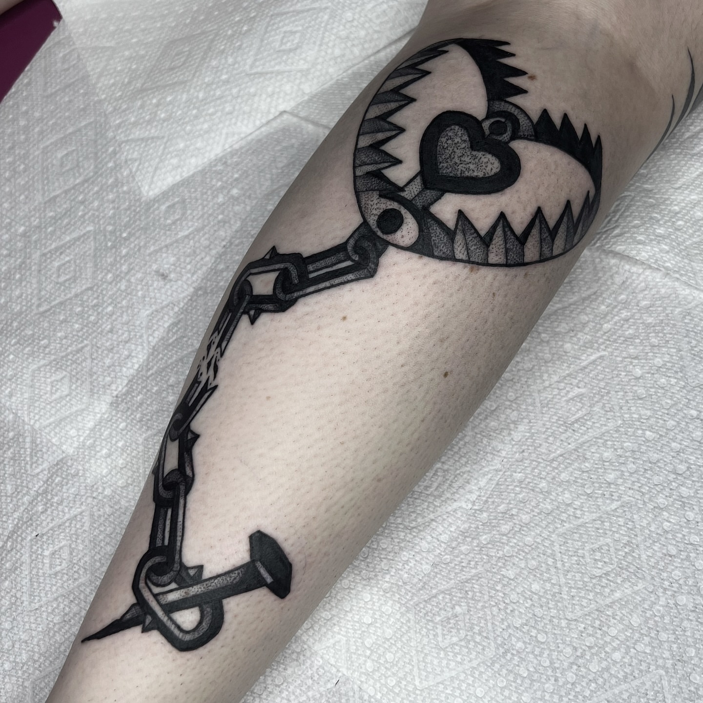 Tattoo by @themeganclifton — black_and_grey