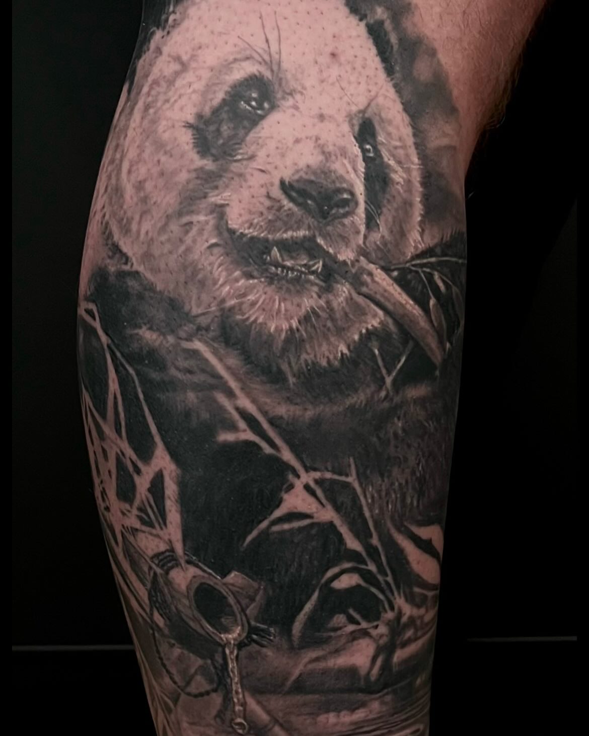 Tattoo by @maximiliantattoo — realism, black_and_grey