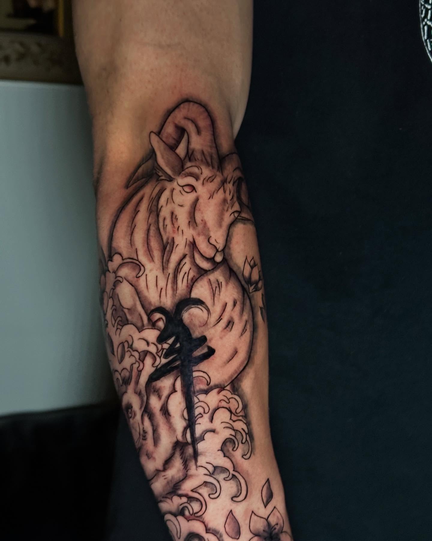Tattoo by @vileinkzz โ black_and_grey, realism