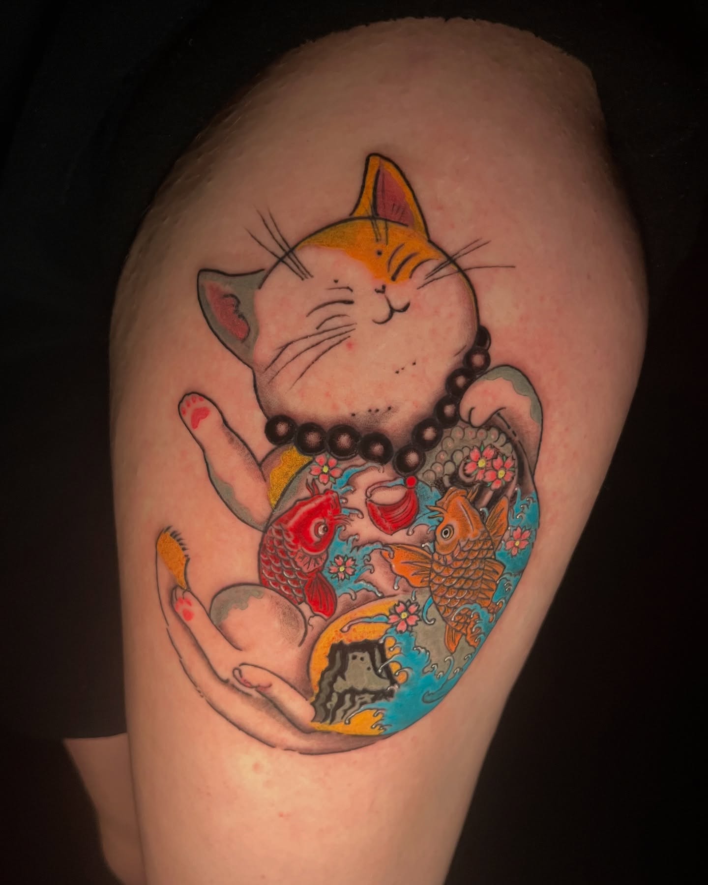 Tattoo by @blackdragon_tat2 — american_traditional, dotwork