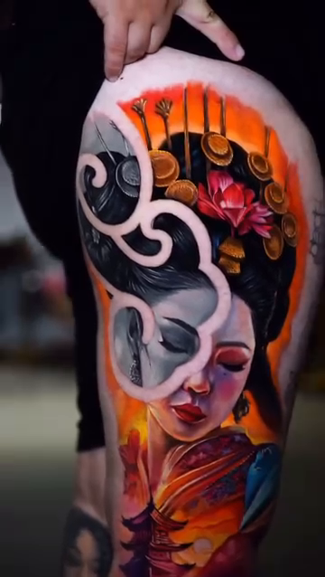 Tattoo by @myink.giingii — japanese_irezumi, neo_traditional