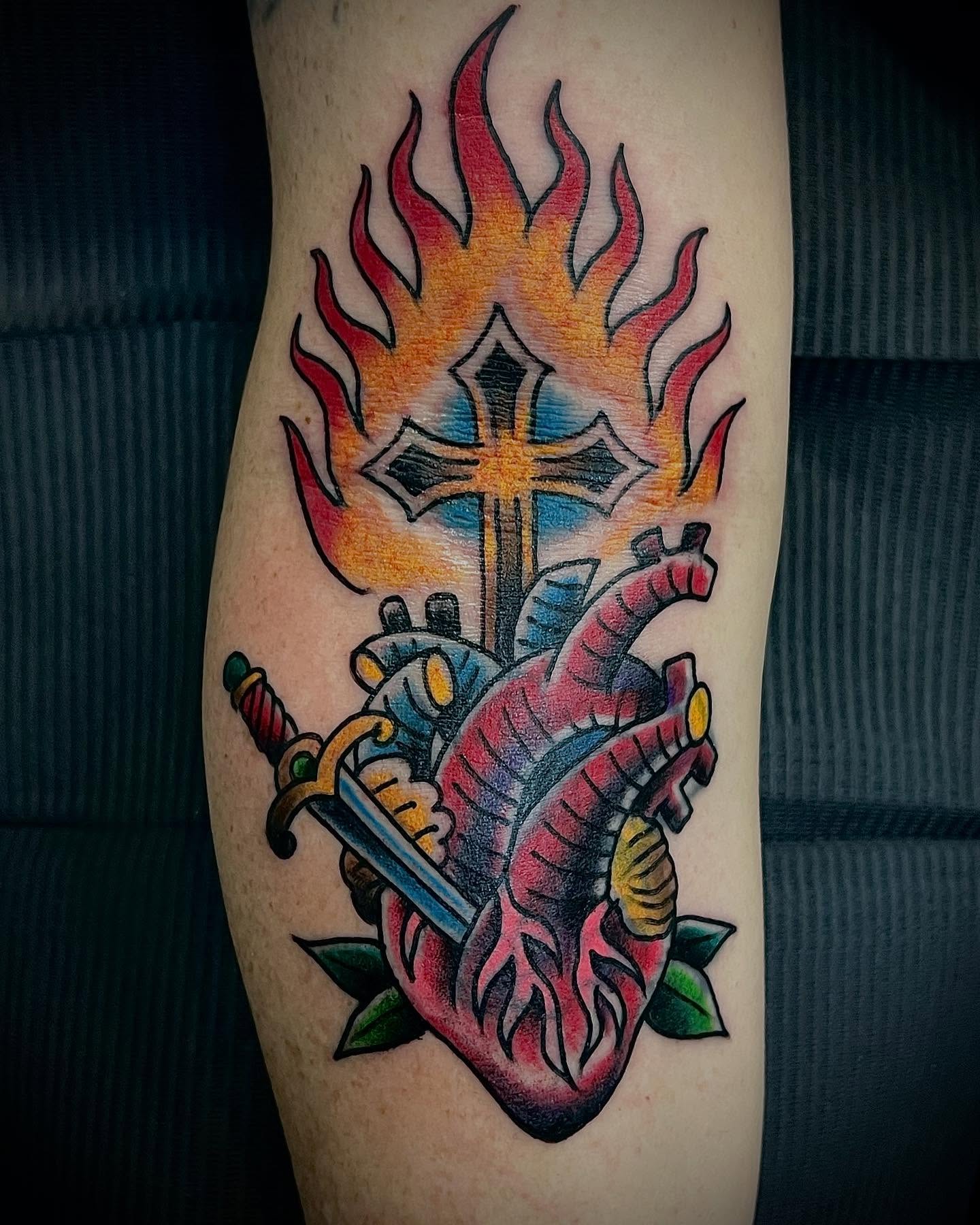 Tattoo by @scottallentattooer — american_traditional