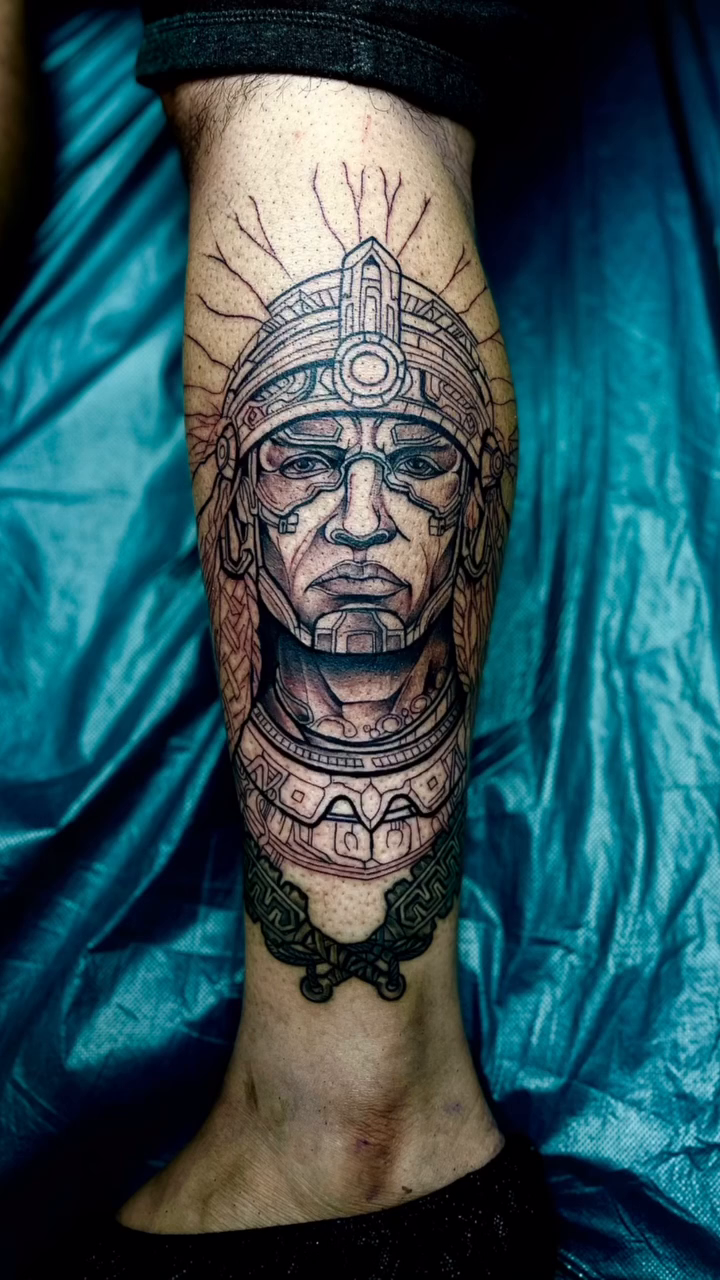 Tattoo by @redneckusotattoo β realism, black_and_grey