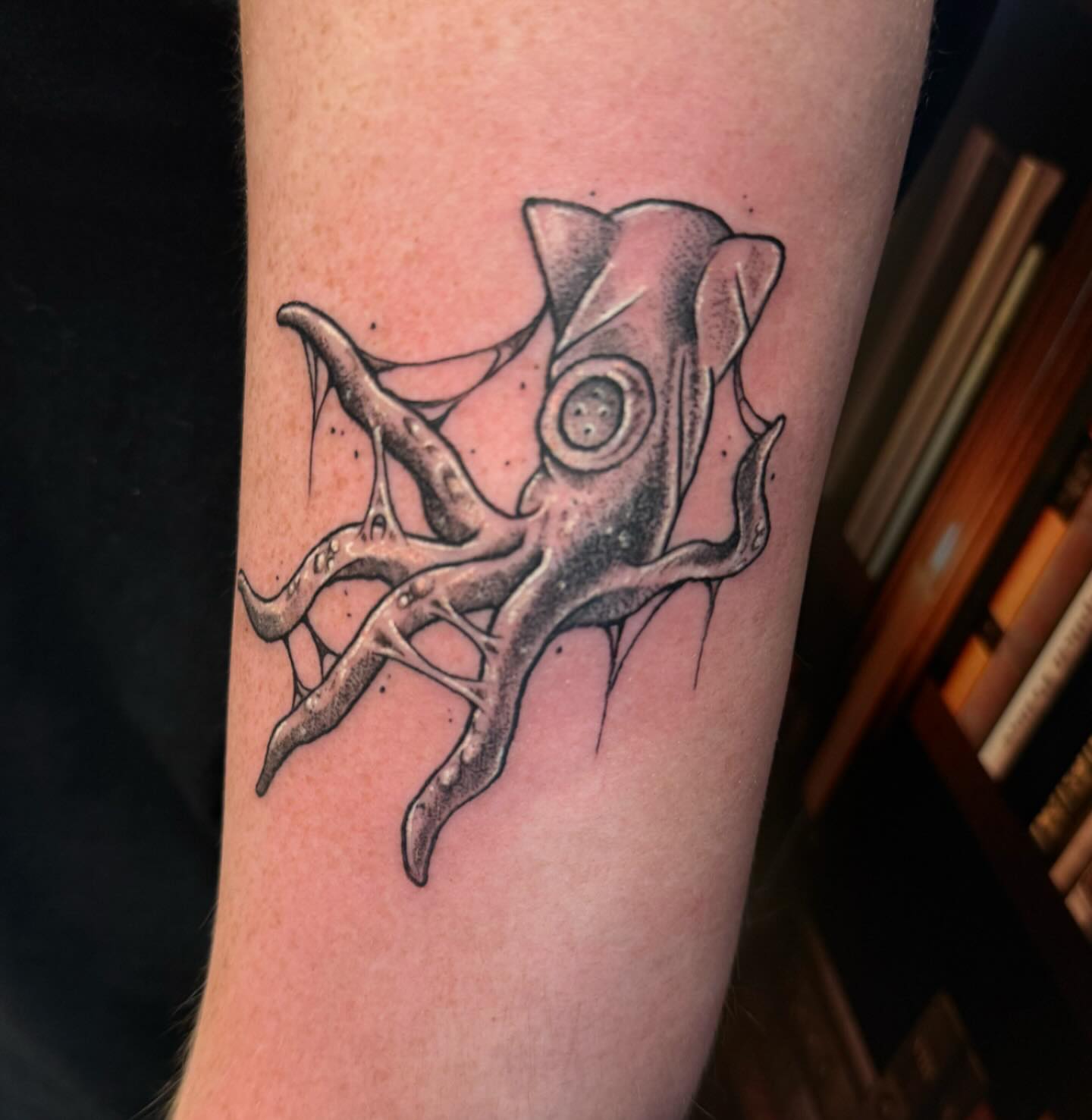 Tattoo by @bennwho_tattoo — black_and_grey