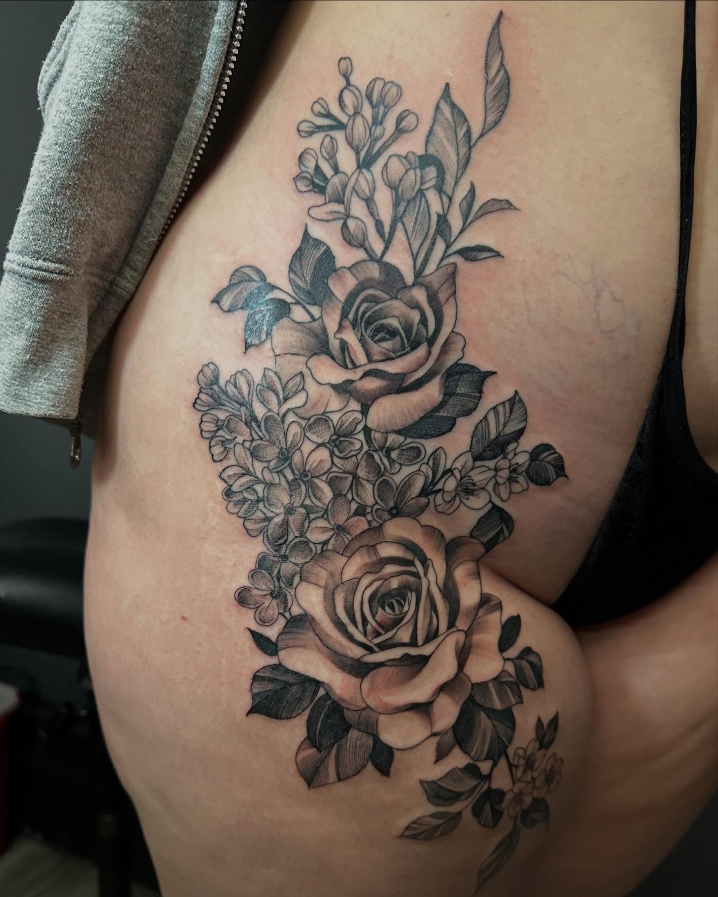 Tattoo by @sting.art — black_and_grey