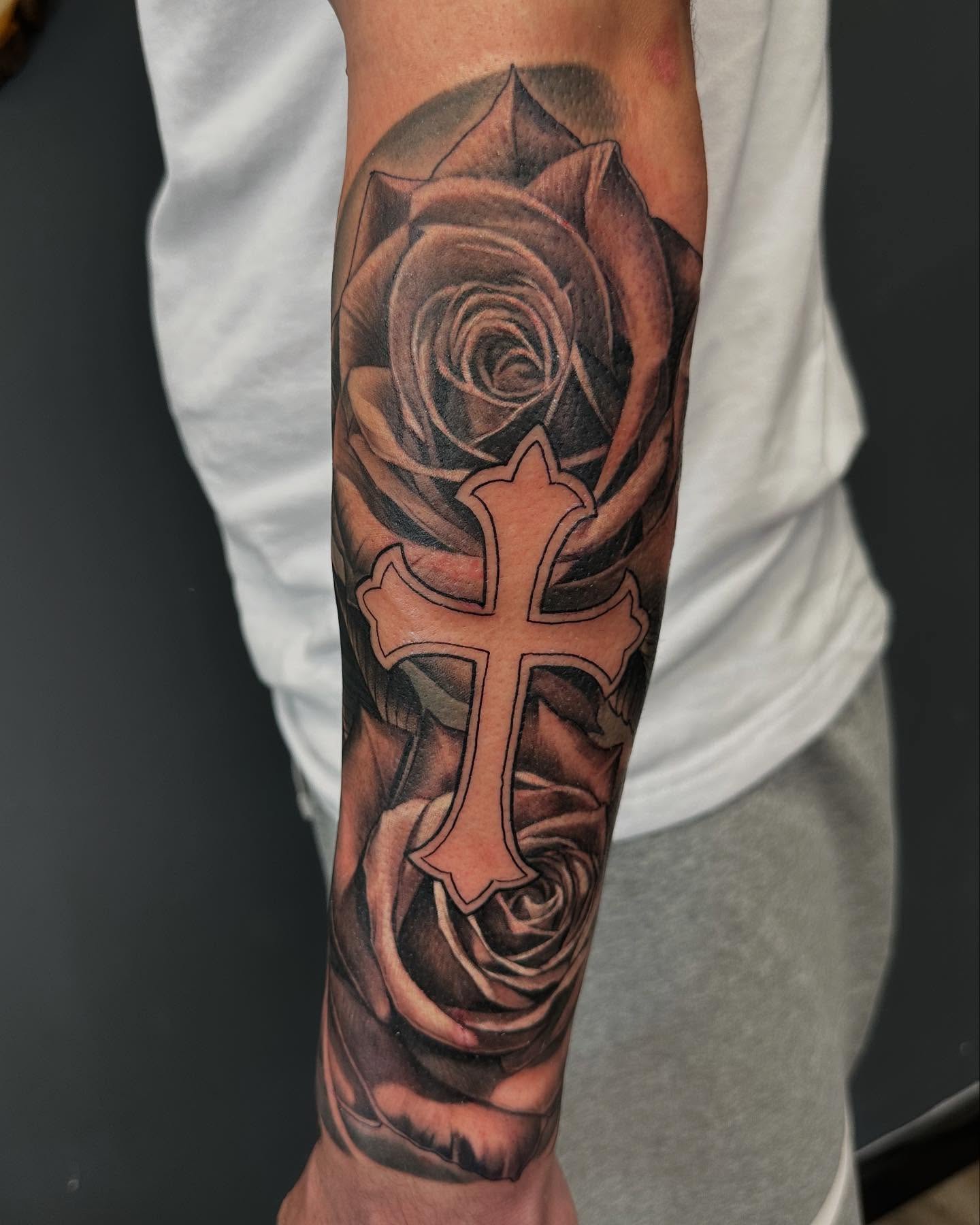 Tattoo by @sting.art — black_and_grey, realism