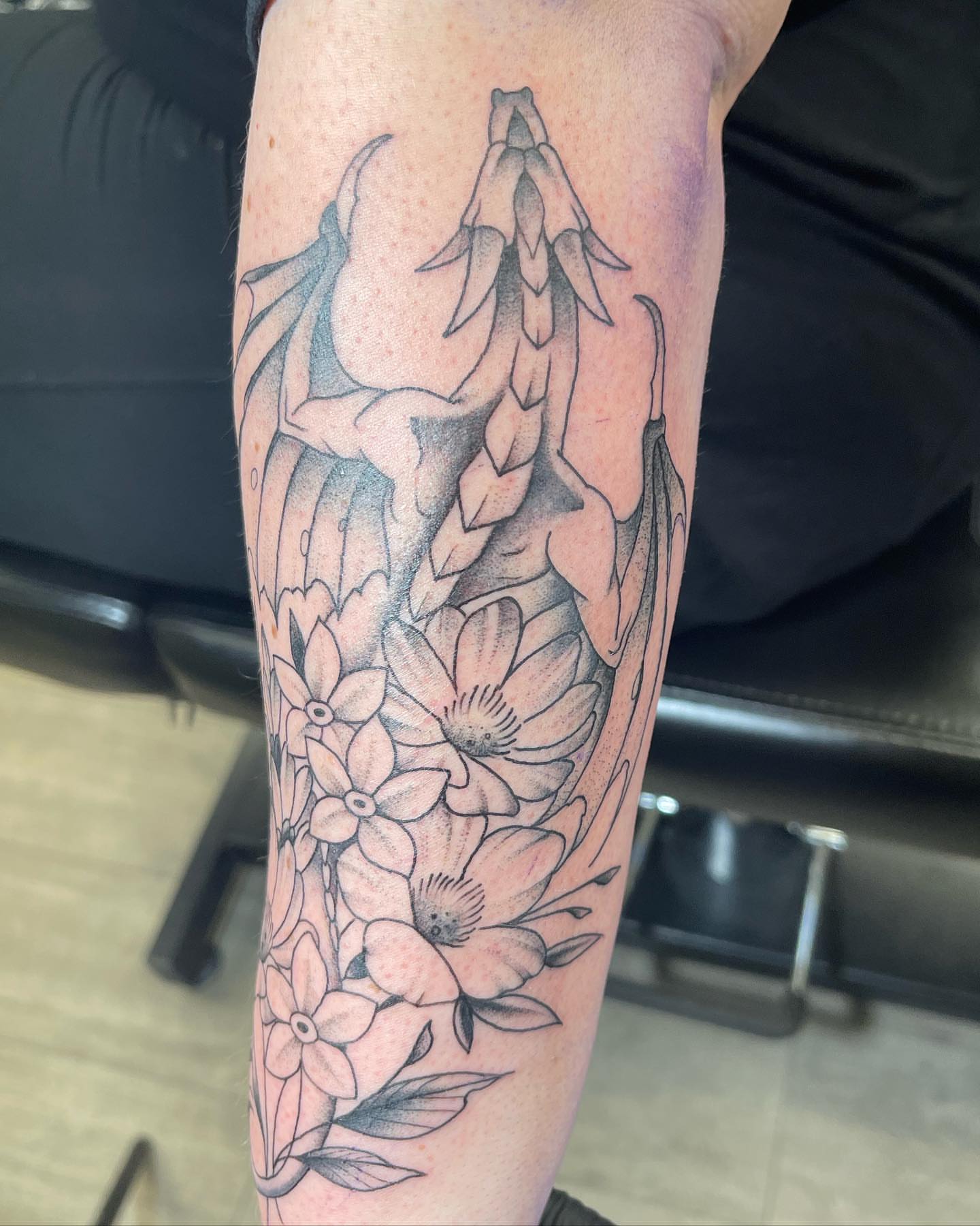 Tattoo by @leith_tattoo — black_and_grey