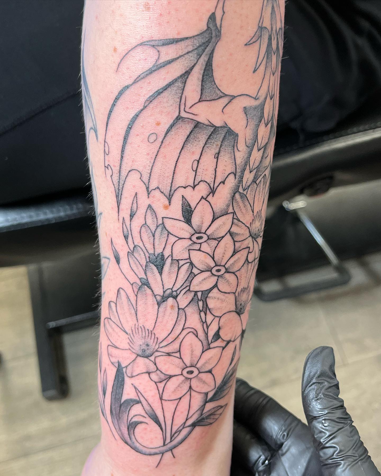 Tattoo by @leith_tattoo — black_and_grey