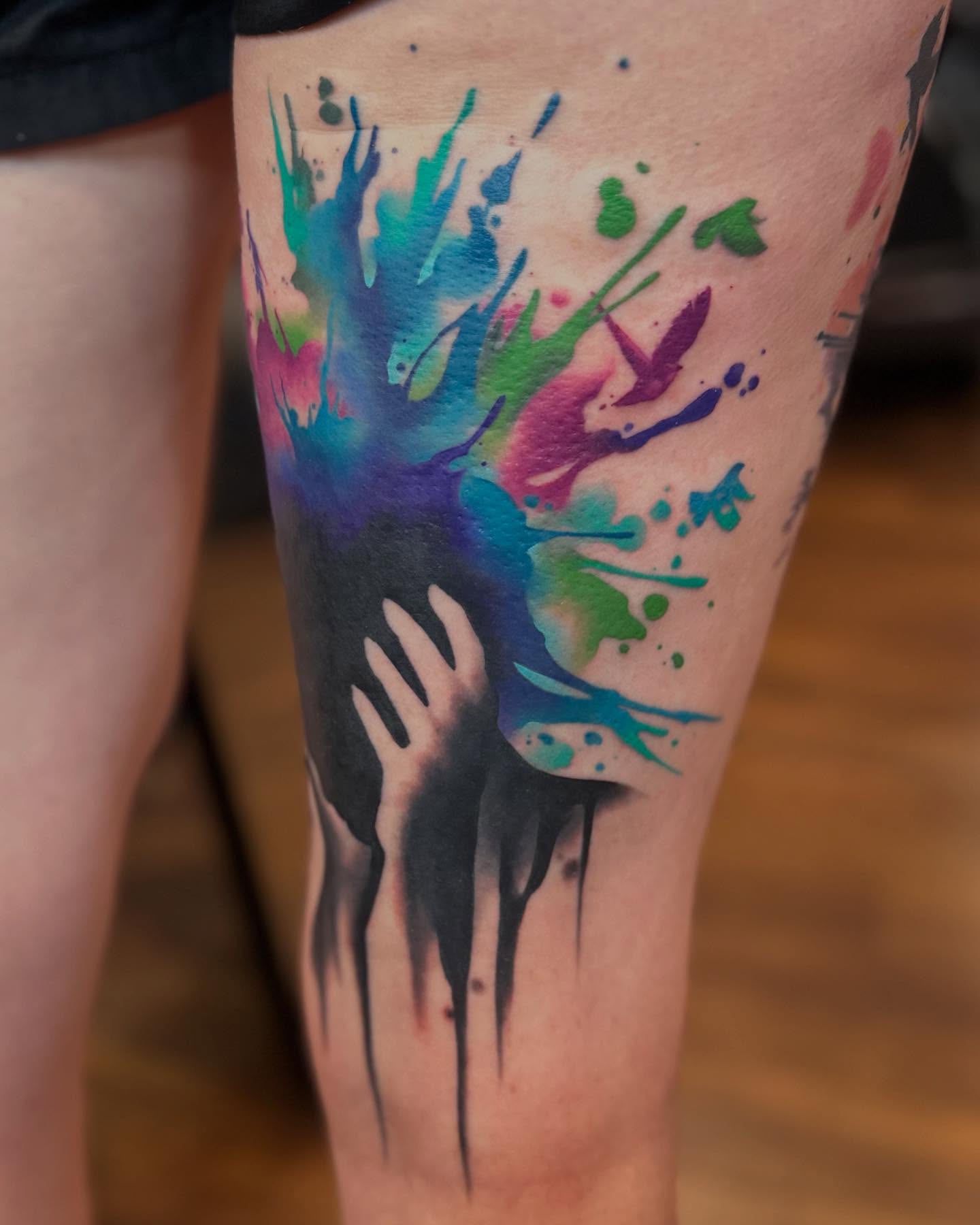 Tattoo by @magglesmcmaggles — watercolor
