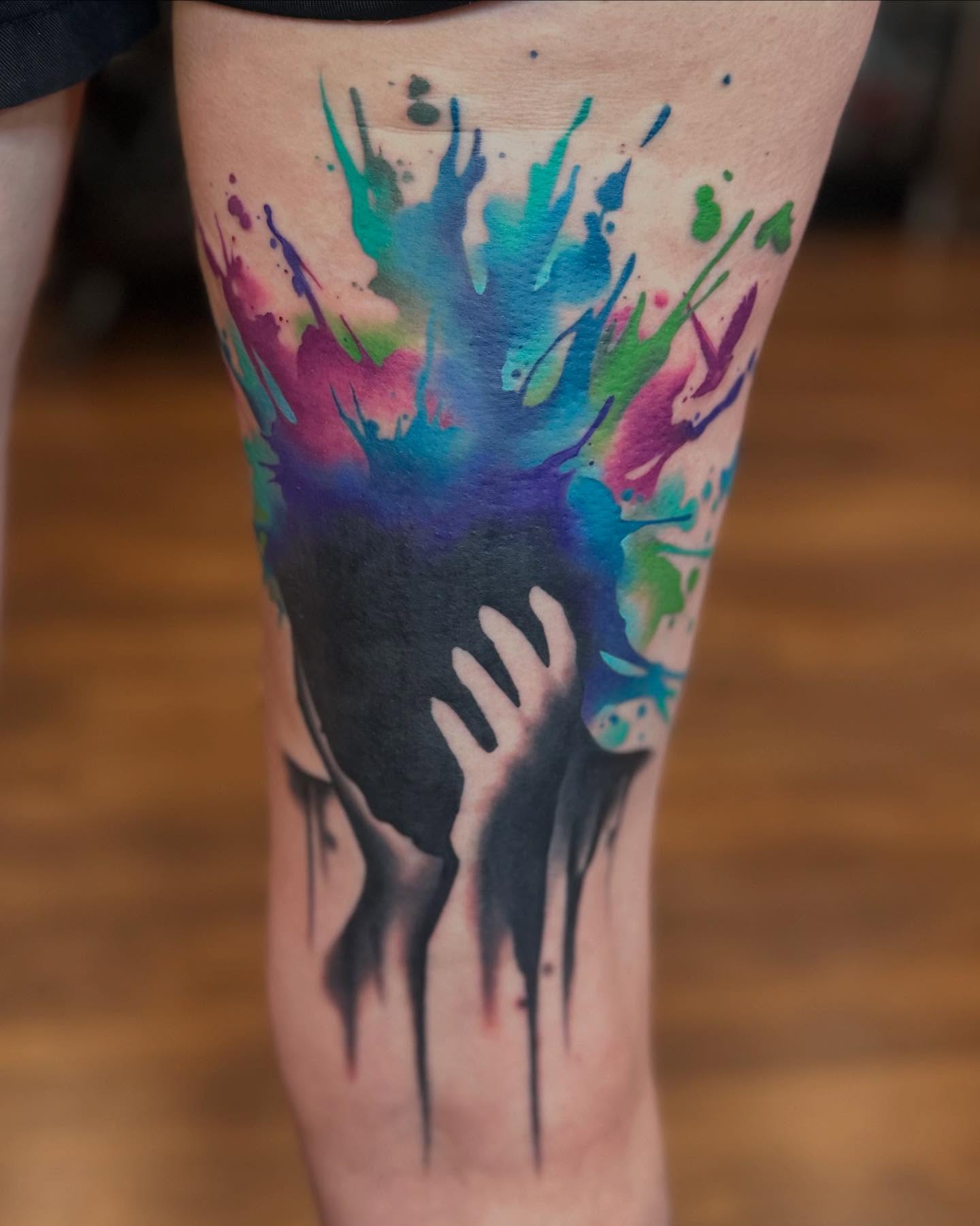 Tattoo by @magglesmcmaggles — watercolor