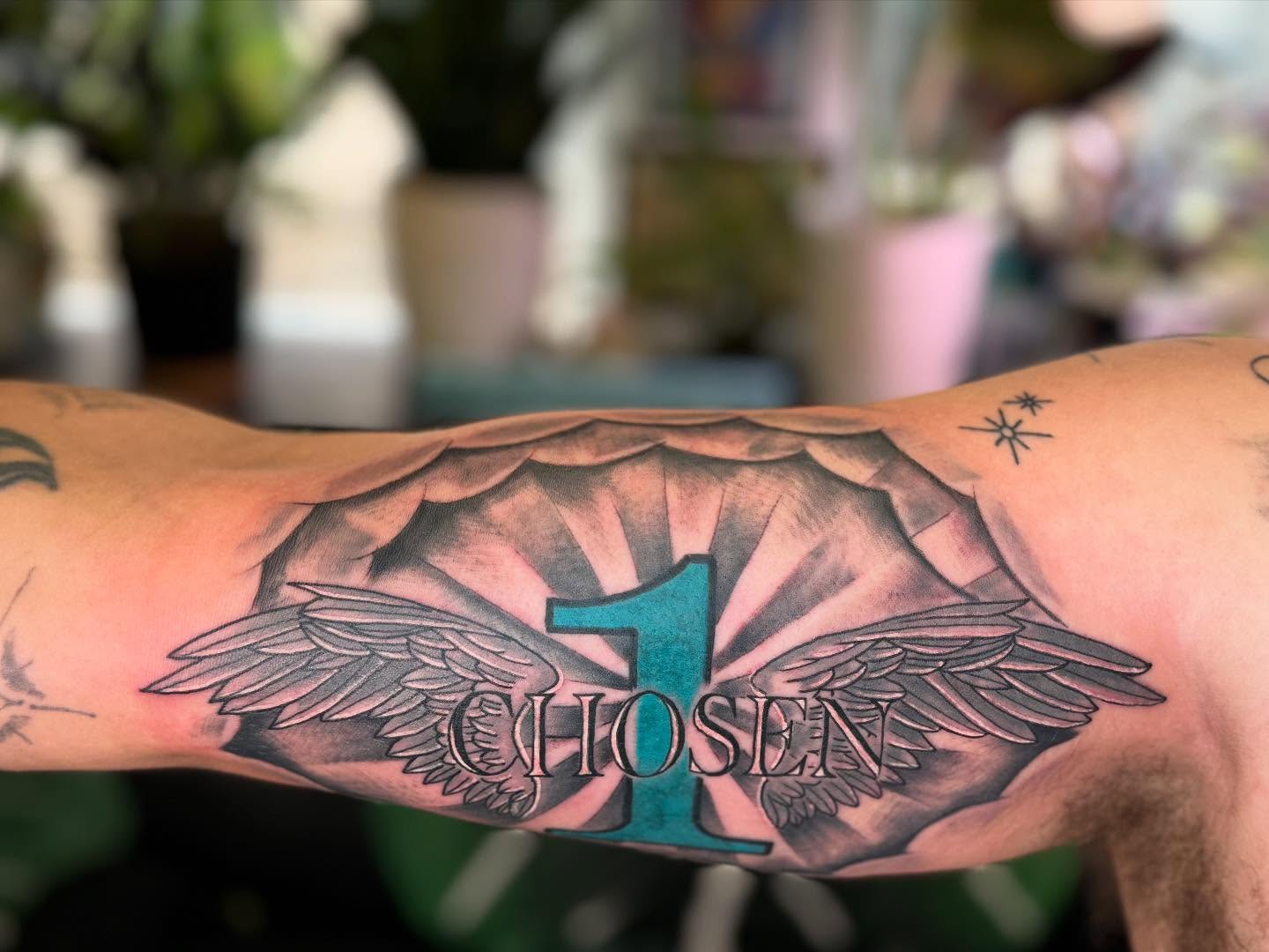 Tattoo by @flashme_ink — black_and_grey