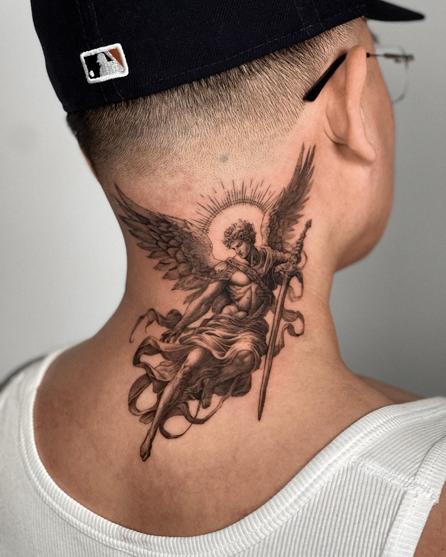 Tattoo by @blackbird_tattooer — realism, black_and_grey