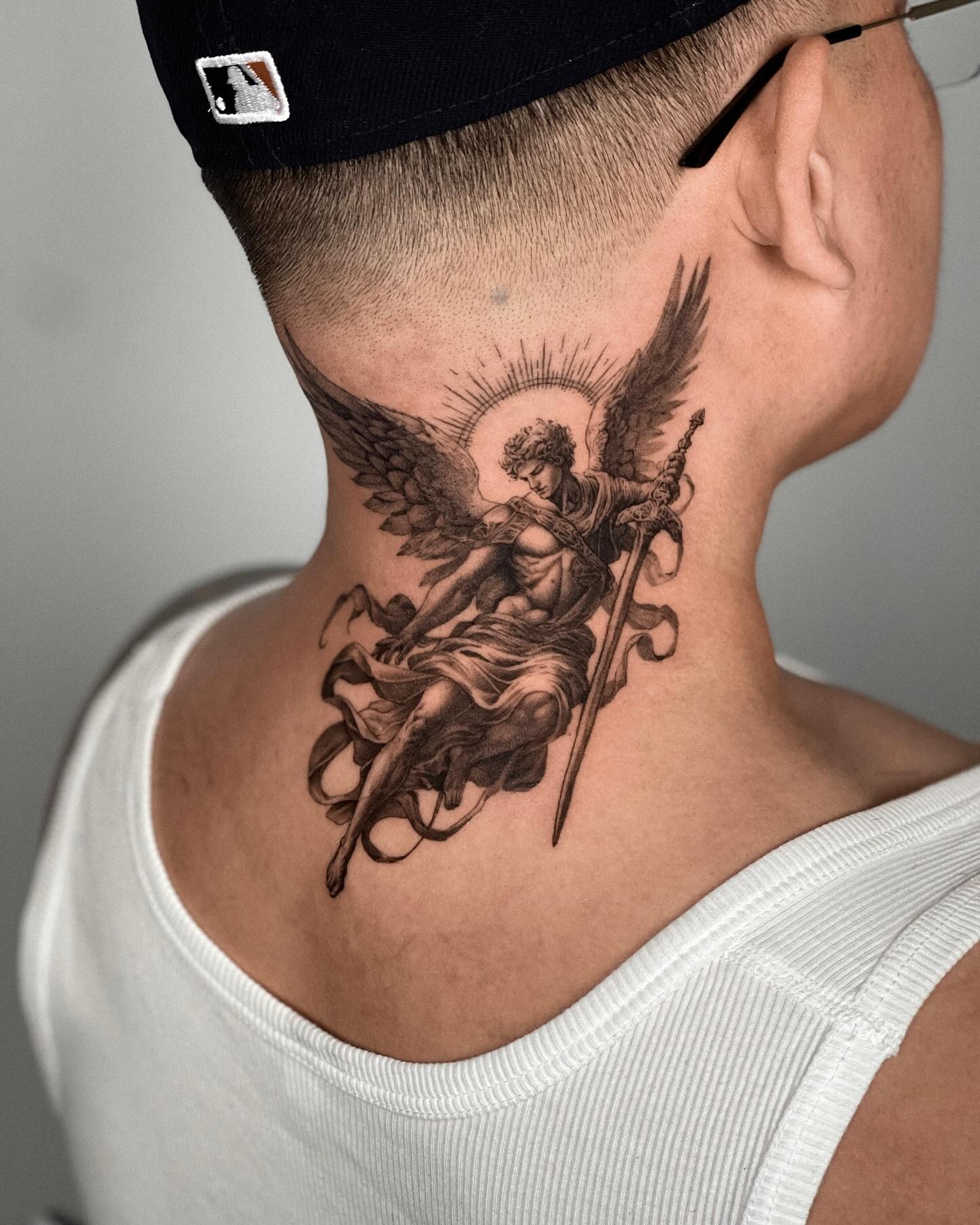 Tattoo by @blackbird_tattooer — realism, black_and_grey