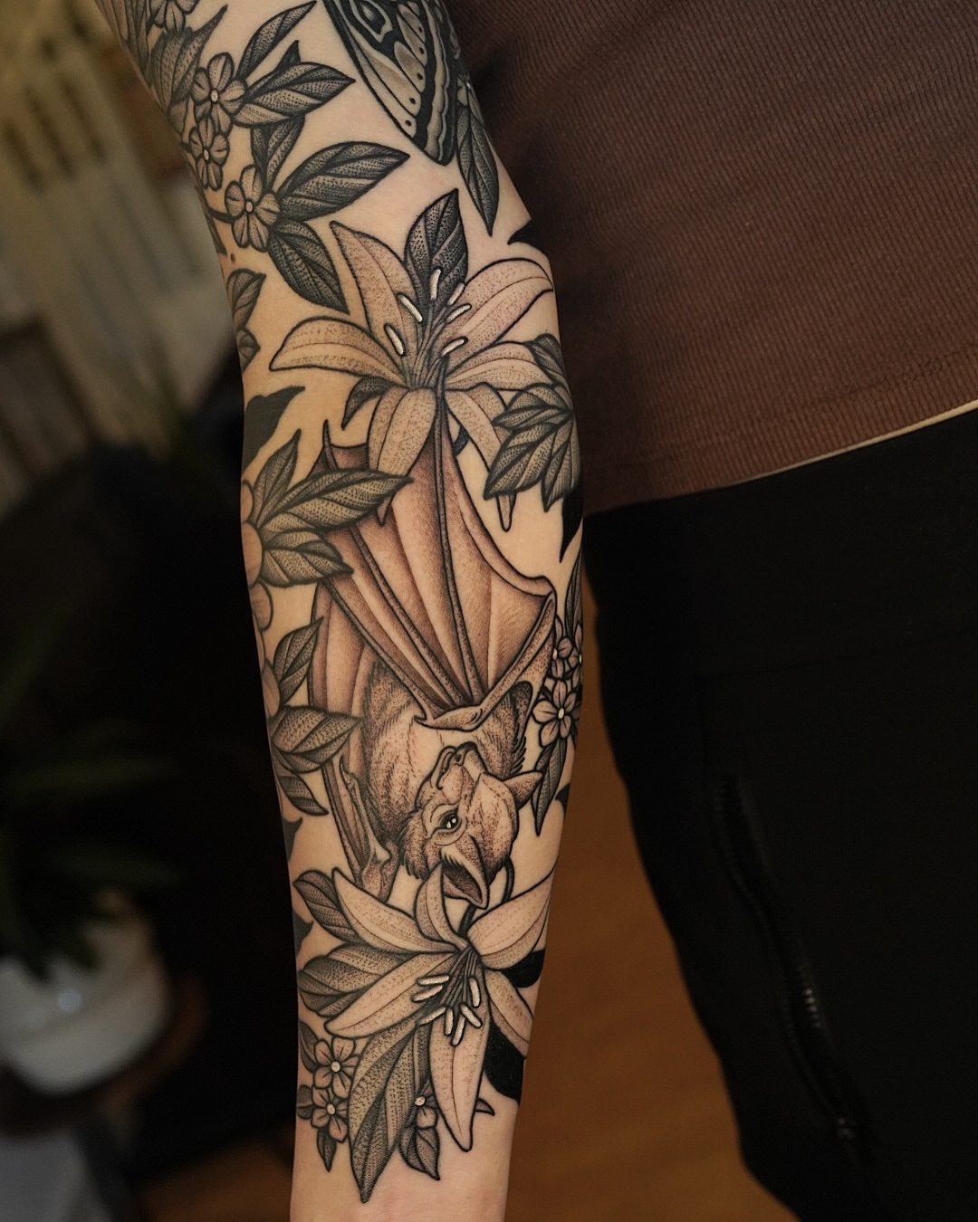 Tattoo by @thiefhands — black_and_grey, realism