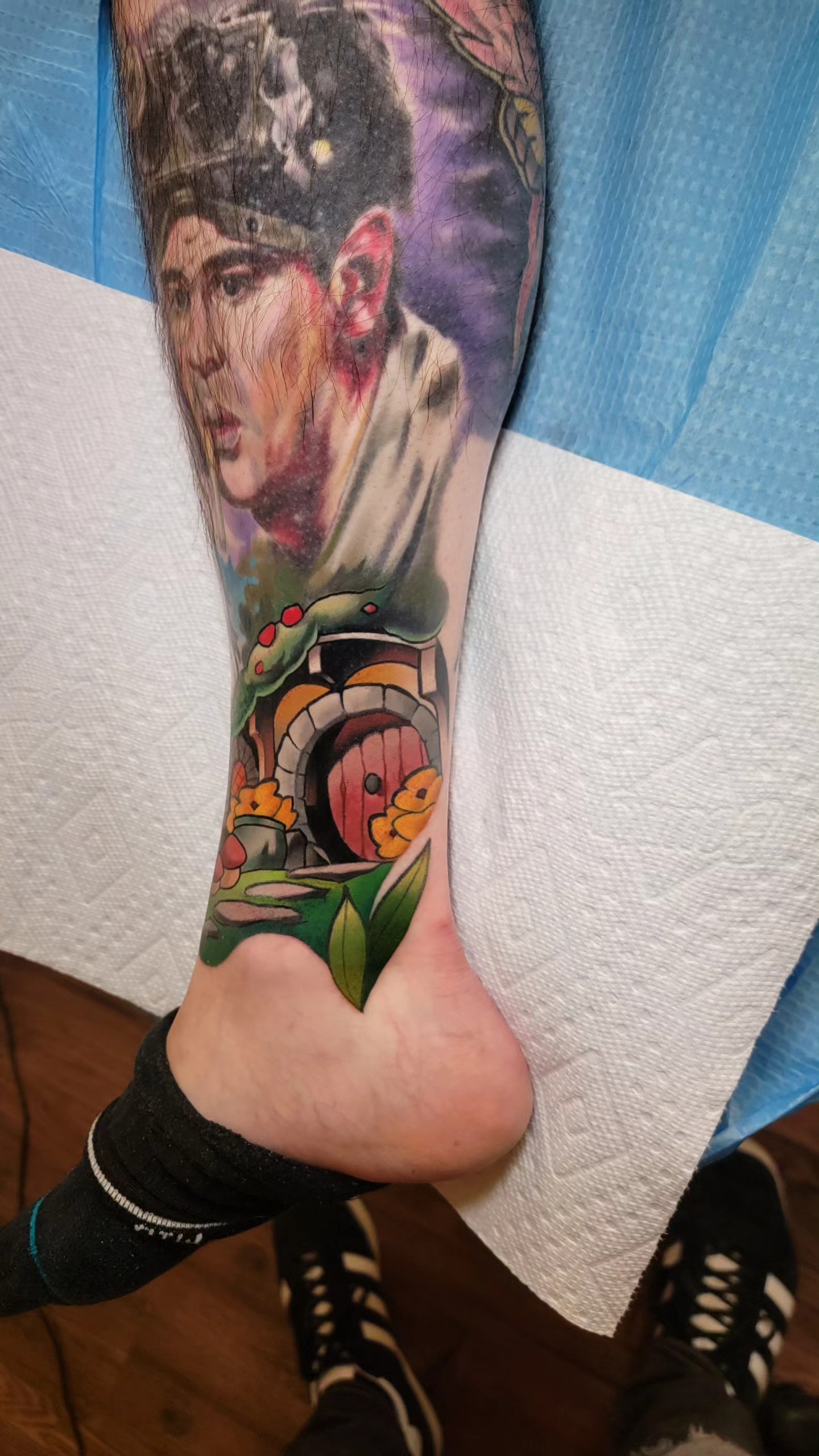Tattoo by @shaunflinn_tattoos — realism, dotwork