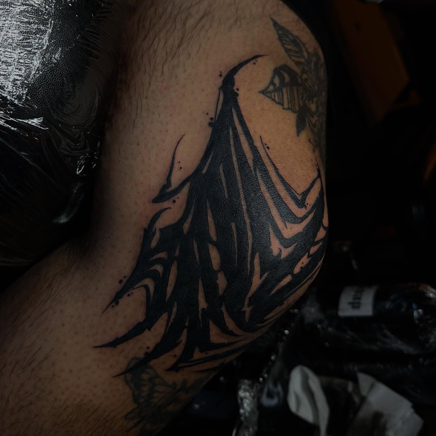 Tattoo by @quail.tattoos — tribal