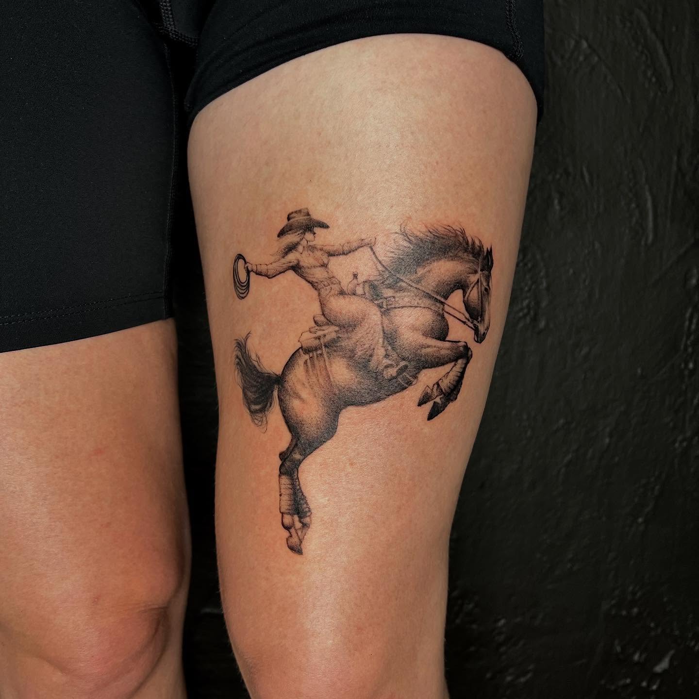 Tattoo by @mbauertattoo — black_and_grey, realism