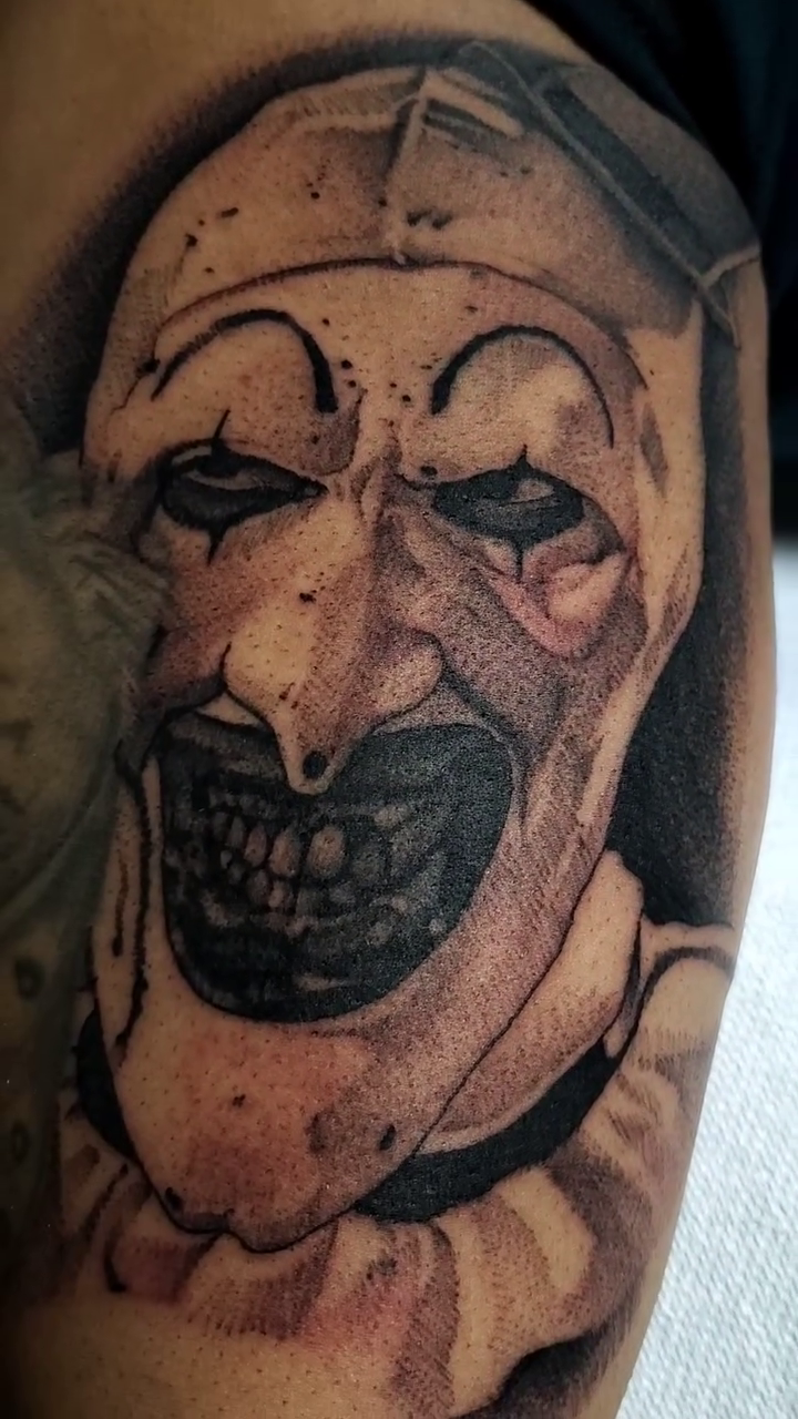 Tattoo by @batbonez โ realism, dark_realism