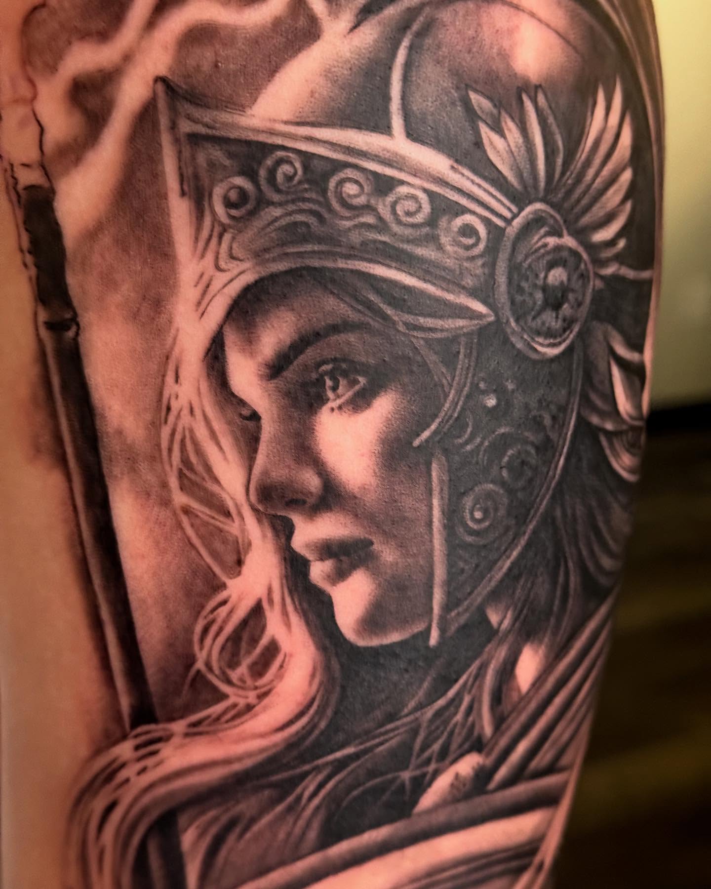 Tattoo by @mikechristieink — realism, black_and_grey