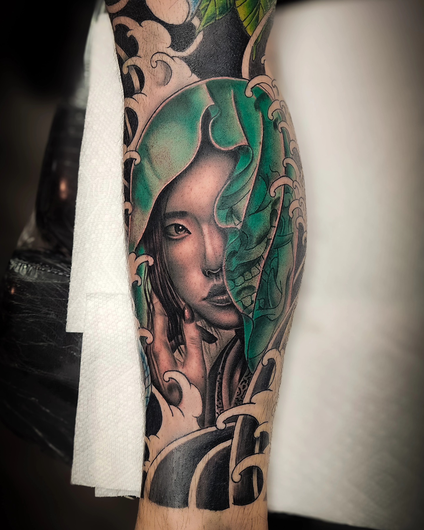 Tattoo by @ower_hernandez — realism, japanese_irezumi