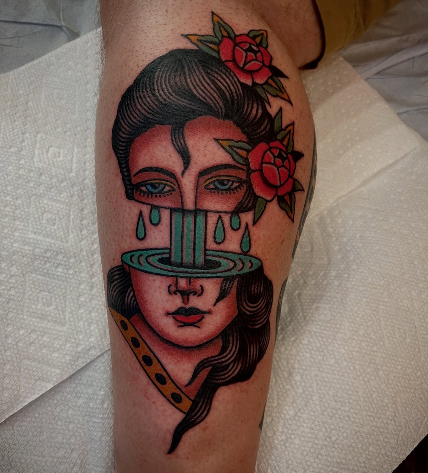 Tattoo by @adamthekid — american_traditional, neo_traditional