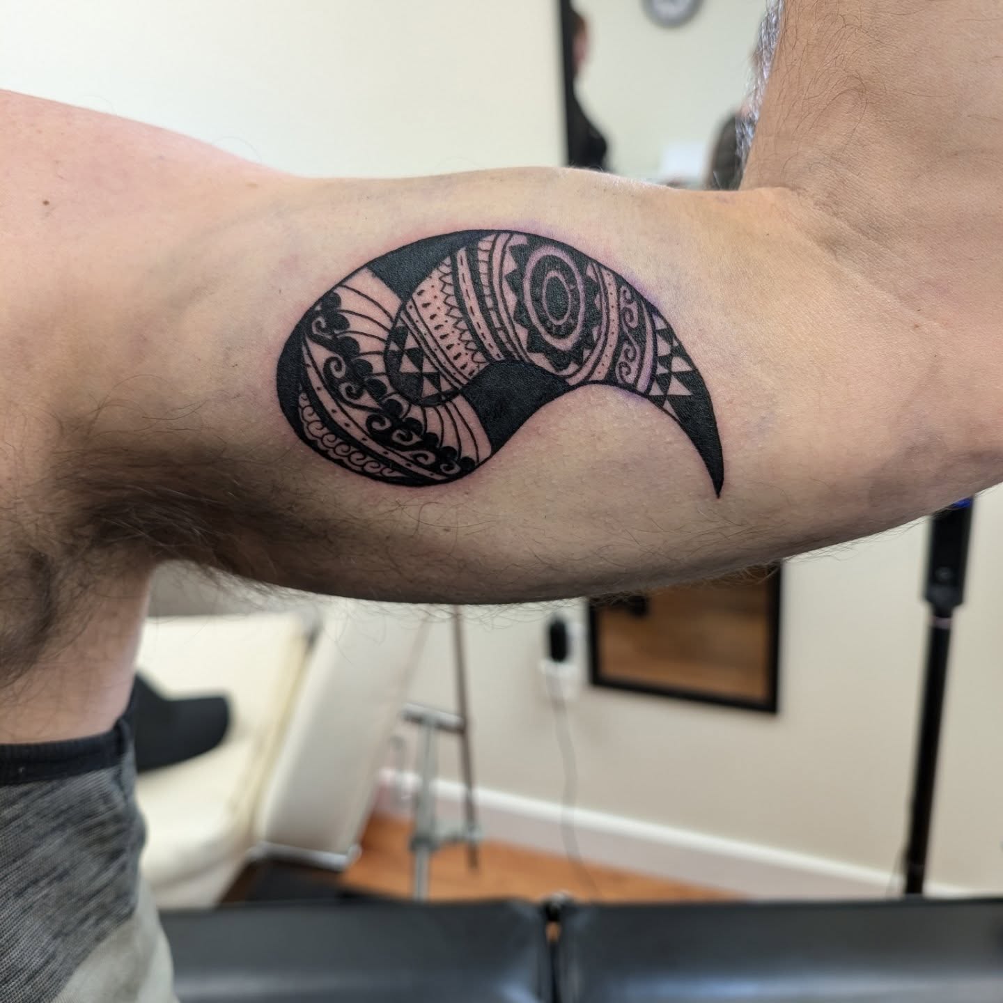 Tattoo by @sassyinktattoos — tribal