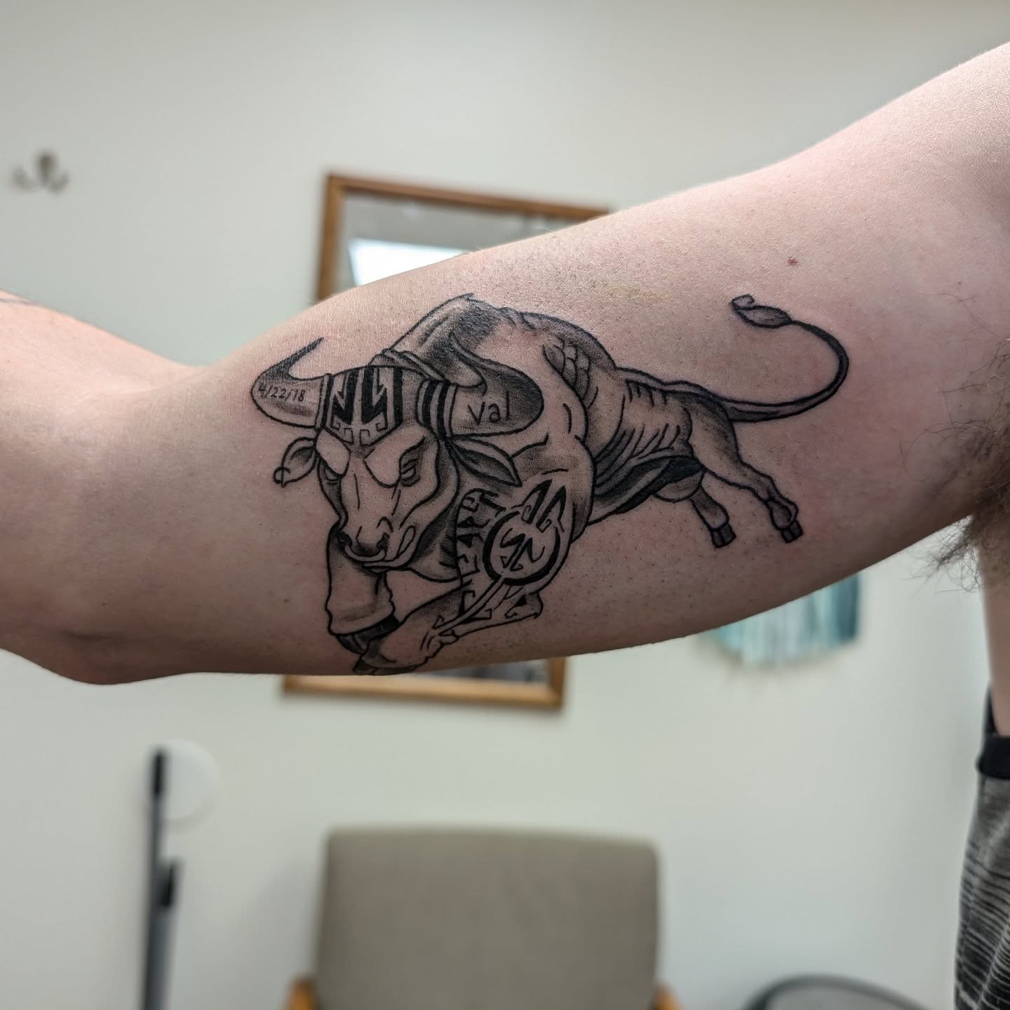 Tattoo by @sassyinktattoos — black_and_grey