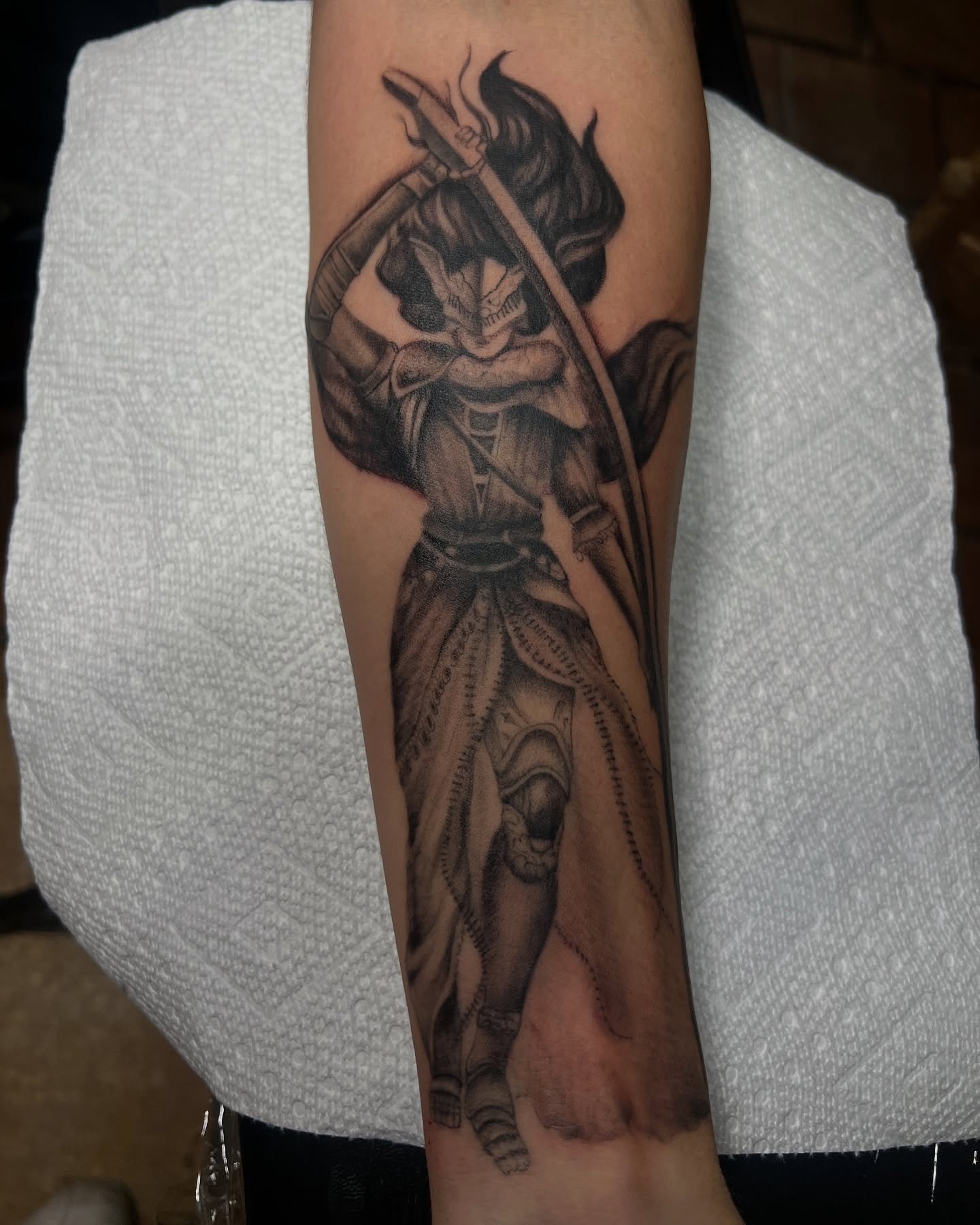 Tattoo by @lucky.u.tattoo โ black_and_grey, realism