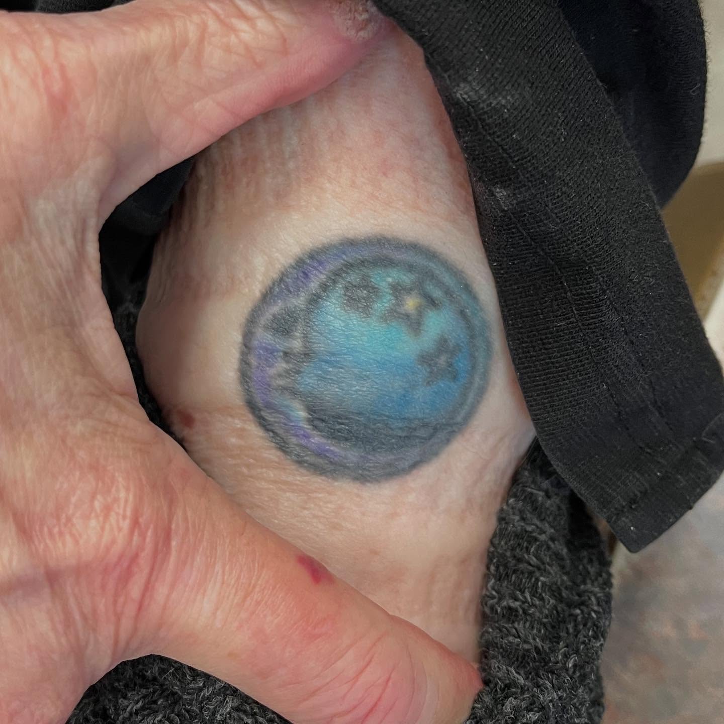 Tattoo by @columbusconductor — dotwork