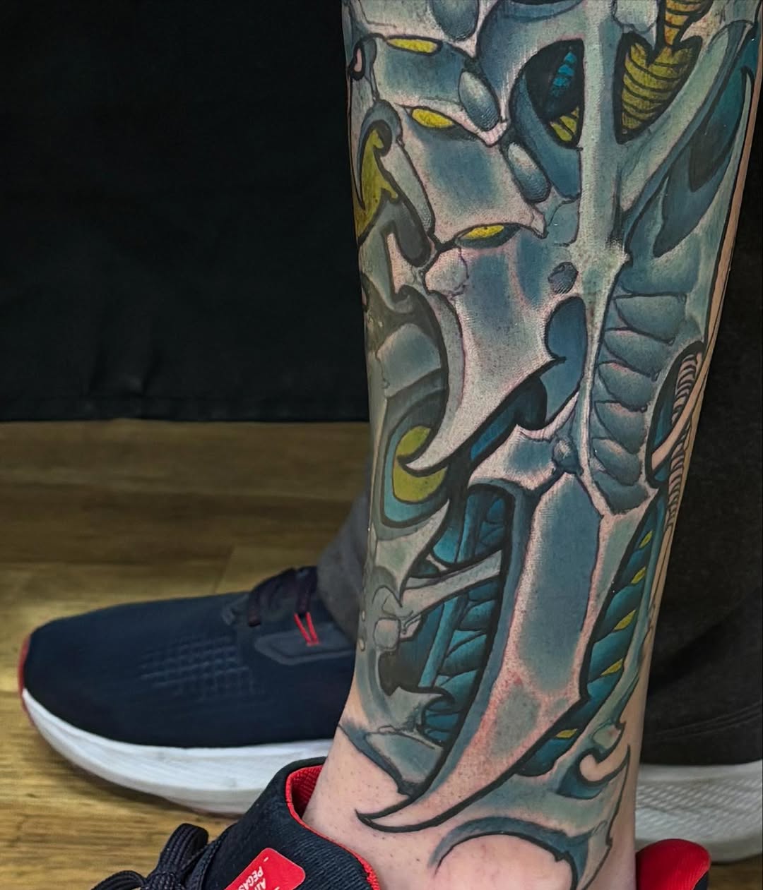 Tattoo by @musashi915 — new_school, trash_polka