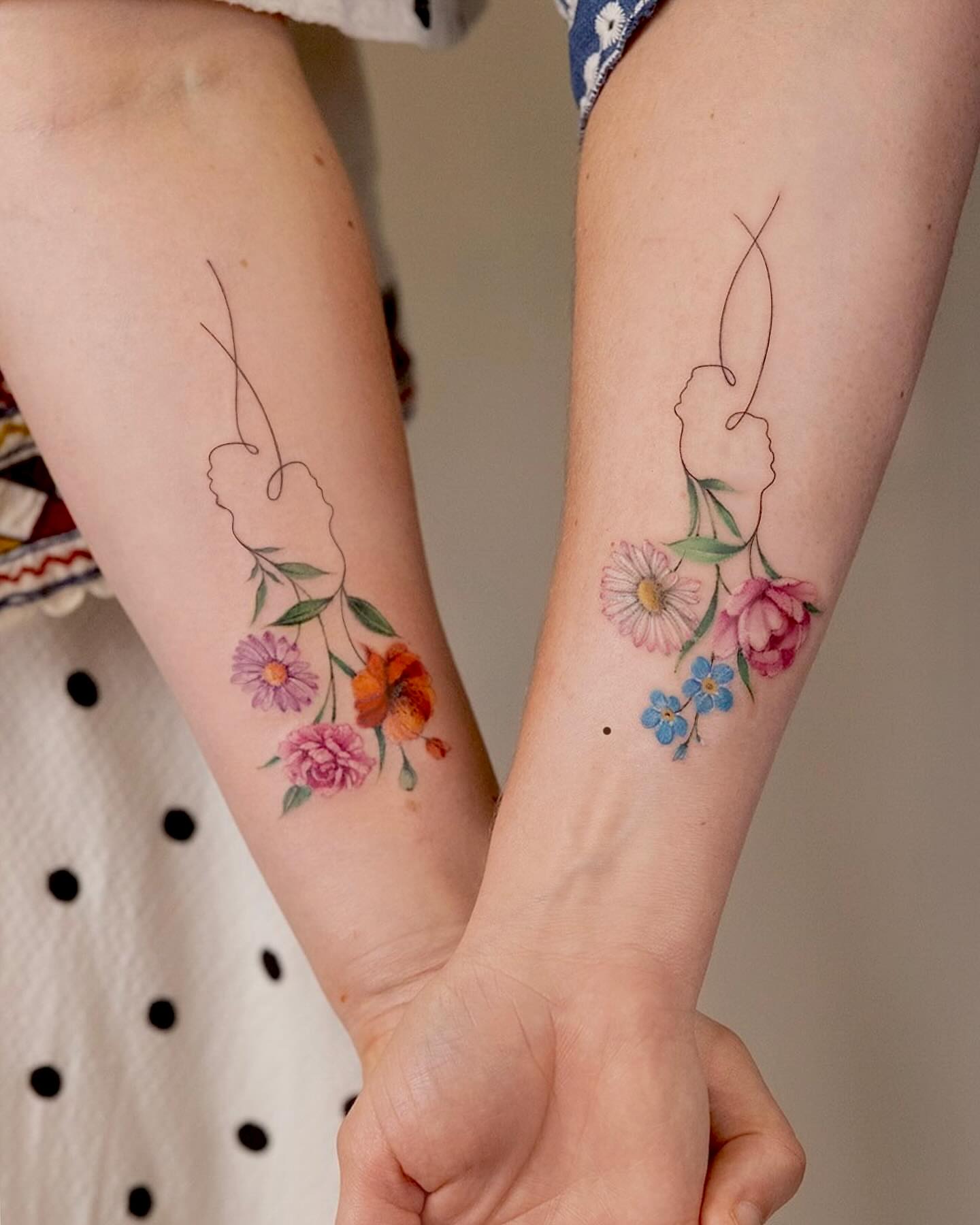 Tattoo by @shishkina_art โ watercolor