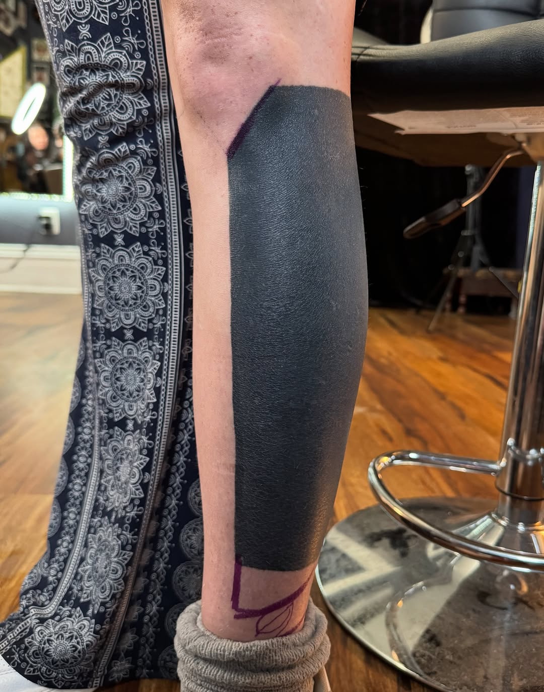 Tattoo by @inkedbybanti — blackwork