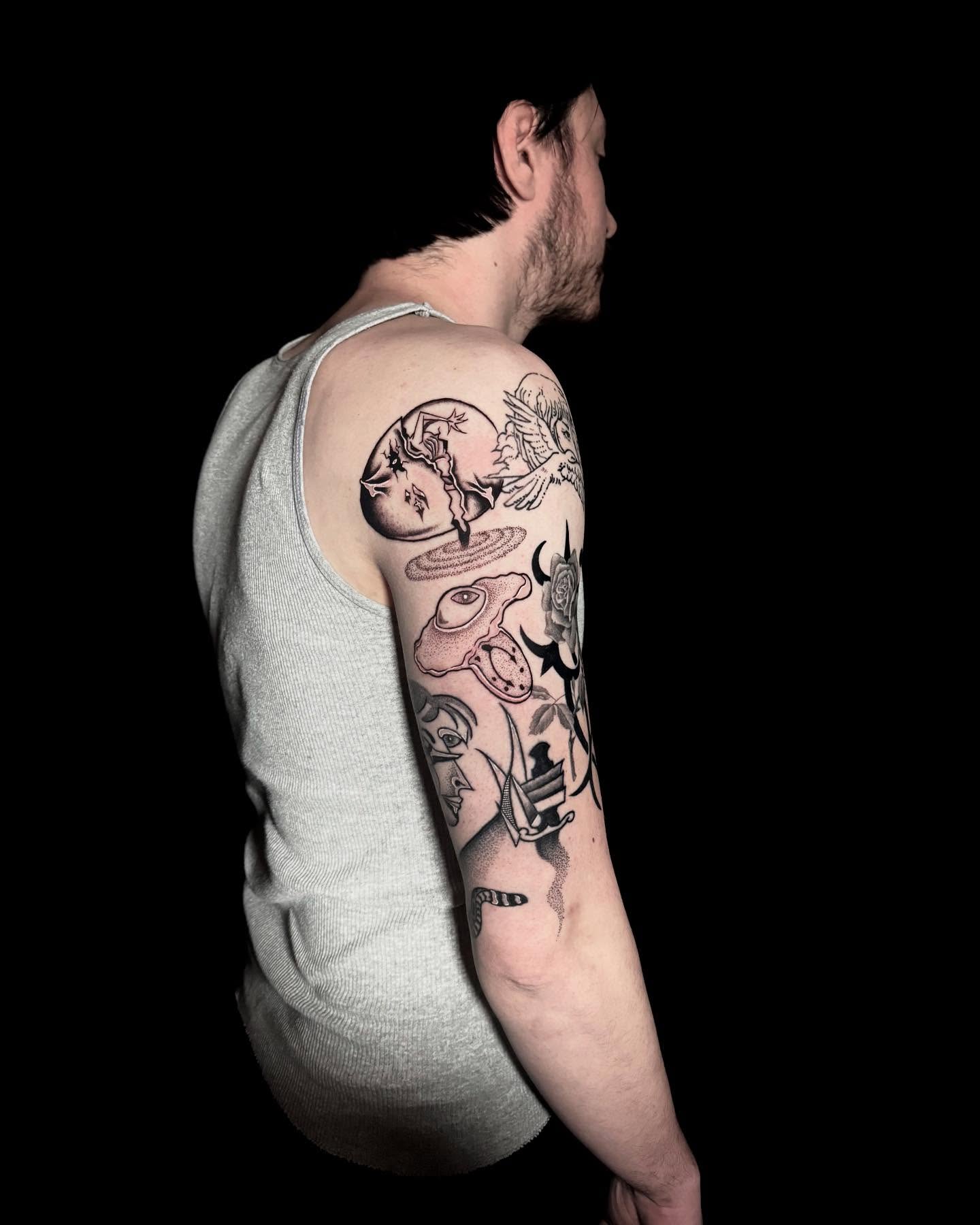 Tattoo by @_artattoos — neo_traditional, dotwork