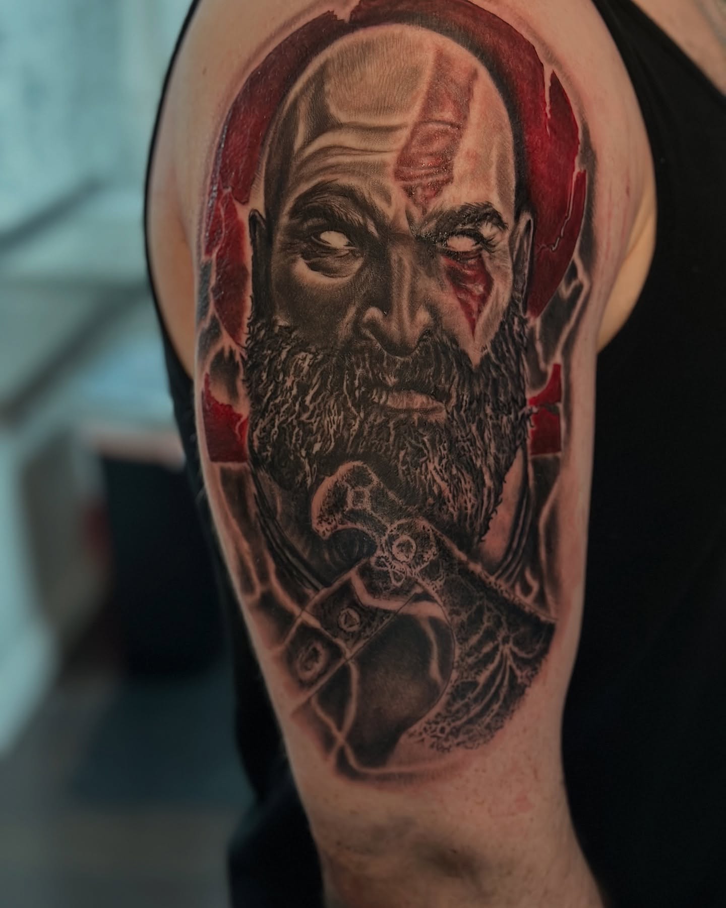 Tattoo by @trigger_tone — realism, dark_realism