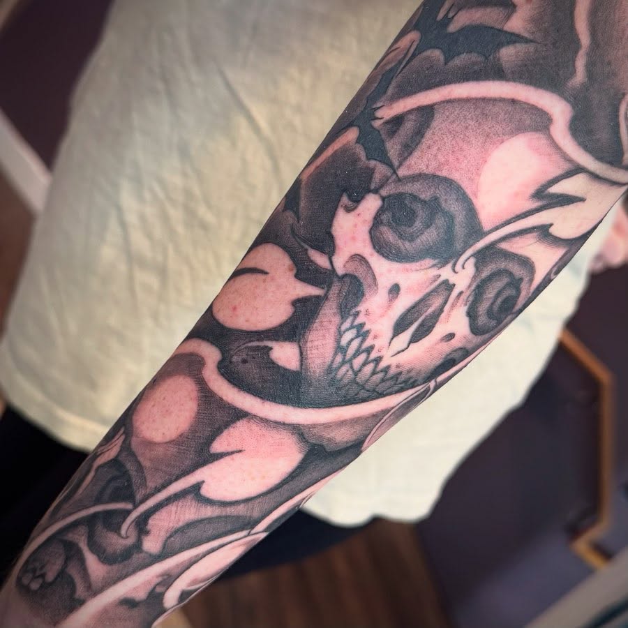 Tattoo by @tattoosbyskip — black_and_grey, realism