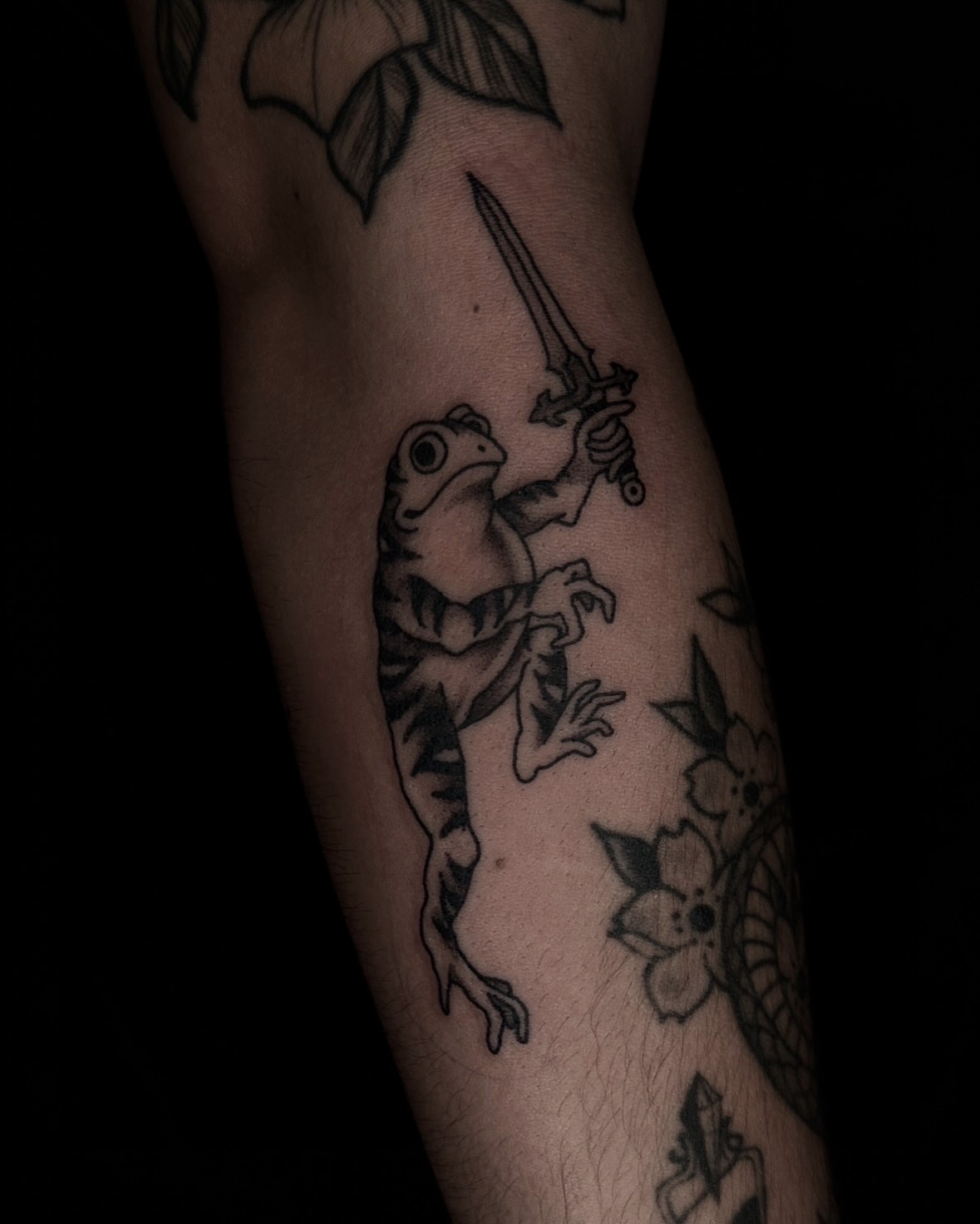 Tattoo by @countmia — black_and_grey