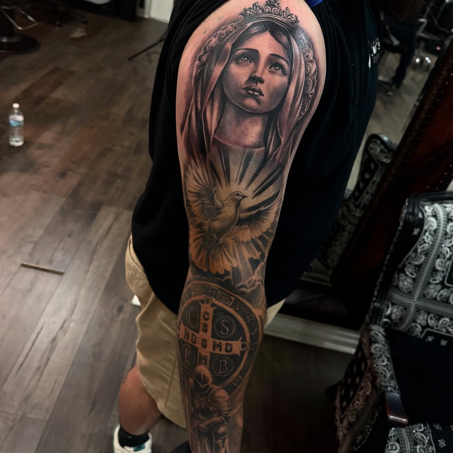 Tattoo by @solistattoos β realism, black_and_grey