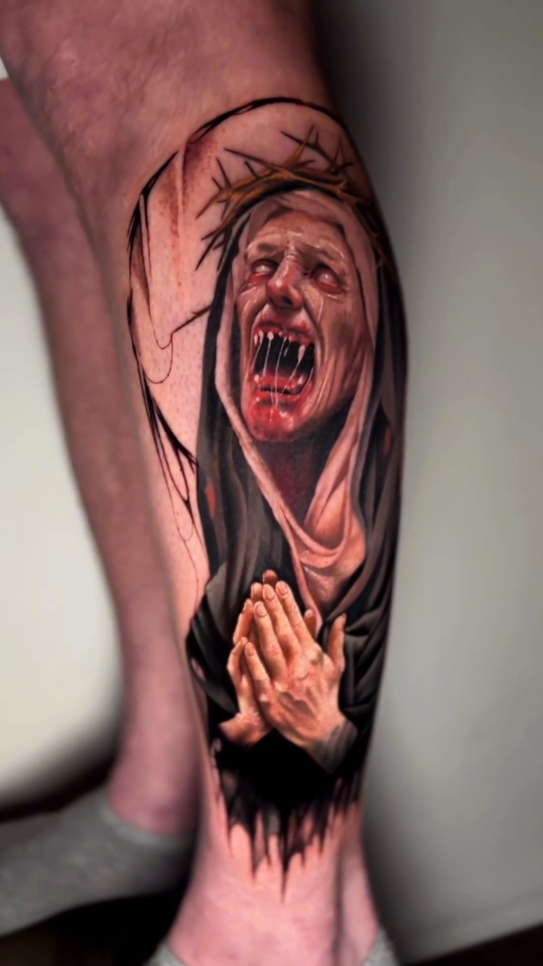 Tattoo by @lisa_tattooer — dark_realism, realism