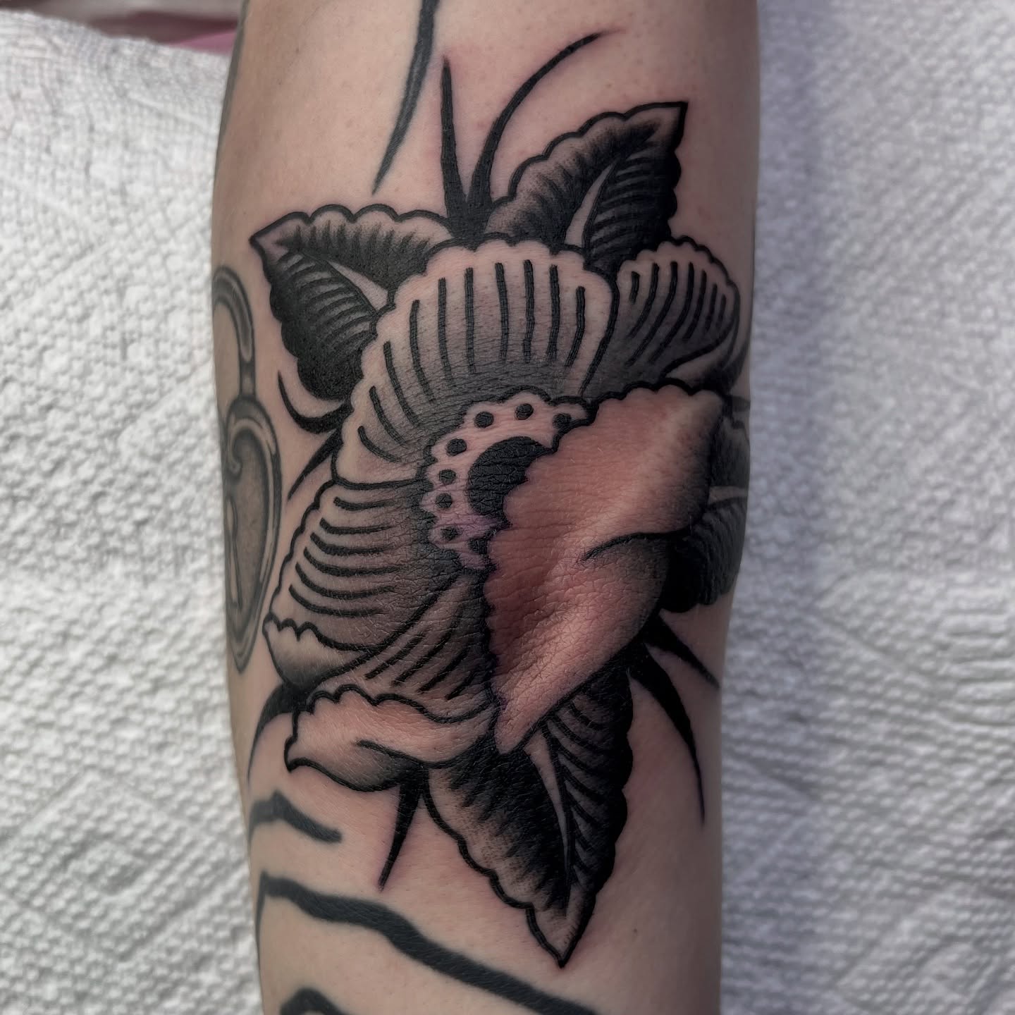 Tattoo by @bodymemory_ — black_and_grey