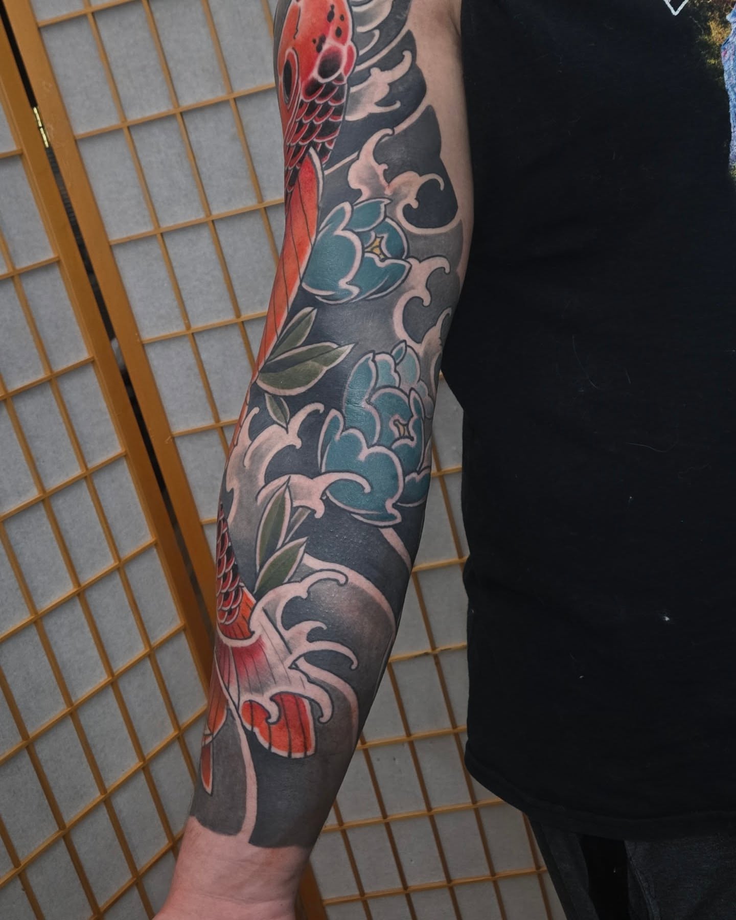 Tattoo by @john.sunderland β american_traditional, japanese_irezumi