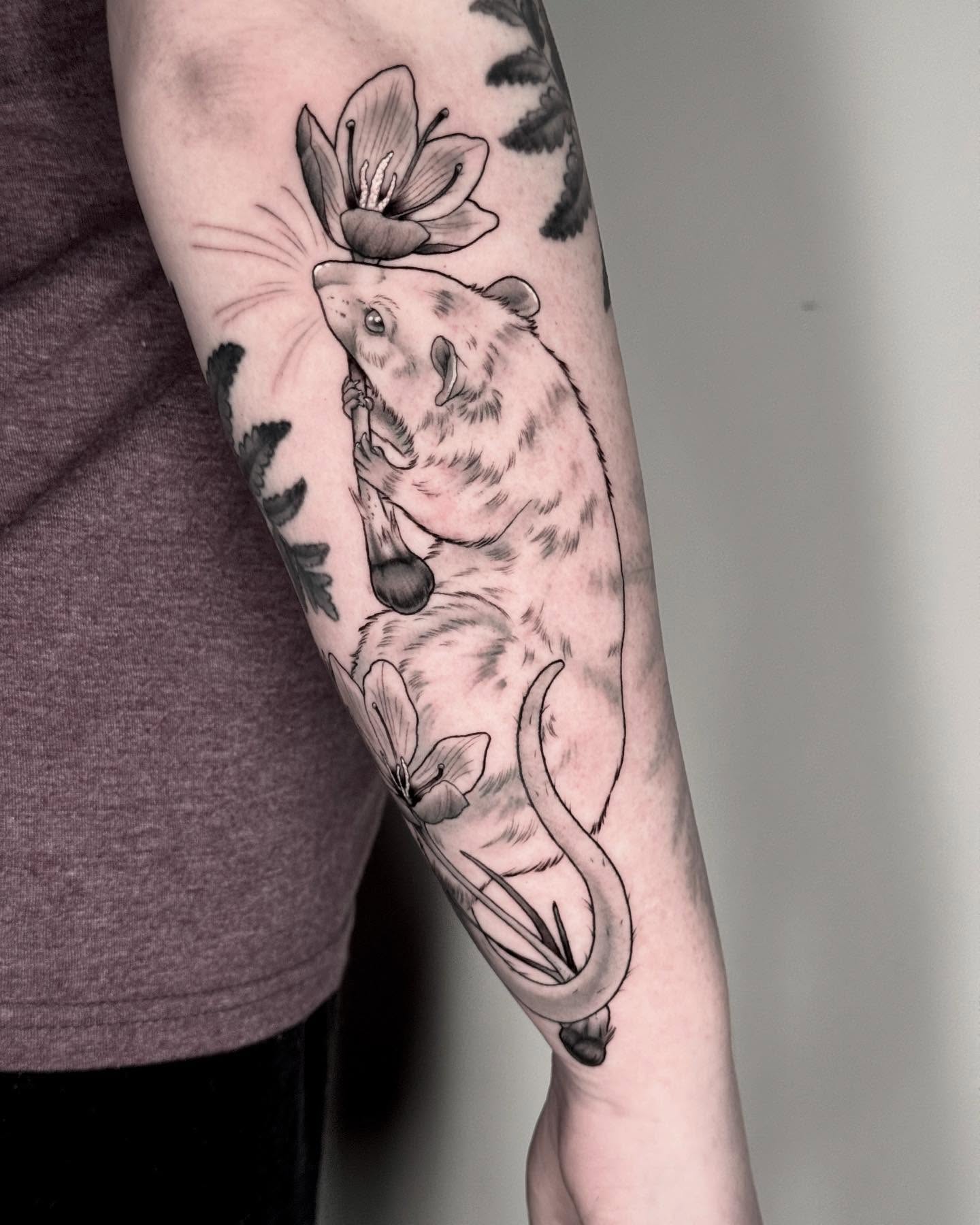 Tattoo by @catherineterlop โ black_and_grey, realism